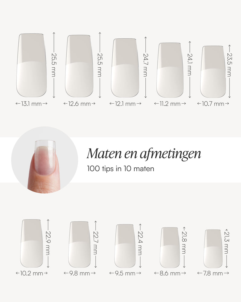Fake Tips - 100 stuks