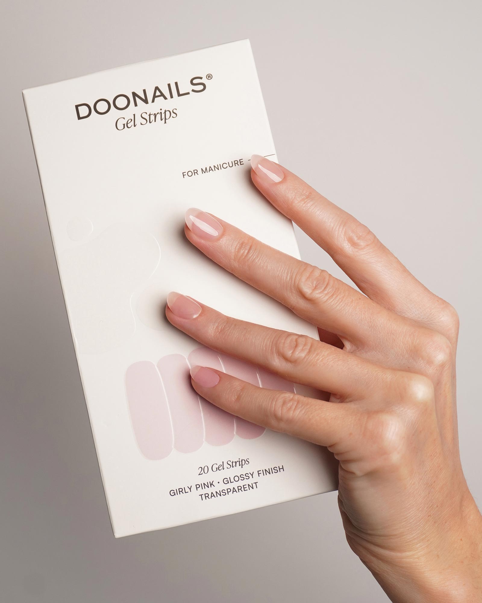 Girly Pink Gel Strips - Doonails Netherlands