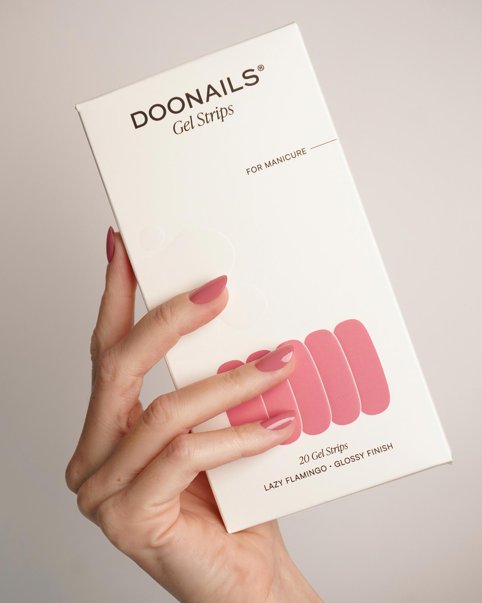 Lazy Flamingo Gel Strips - Doonails Netherlands