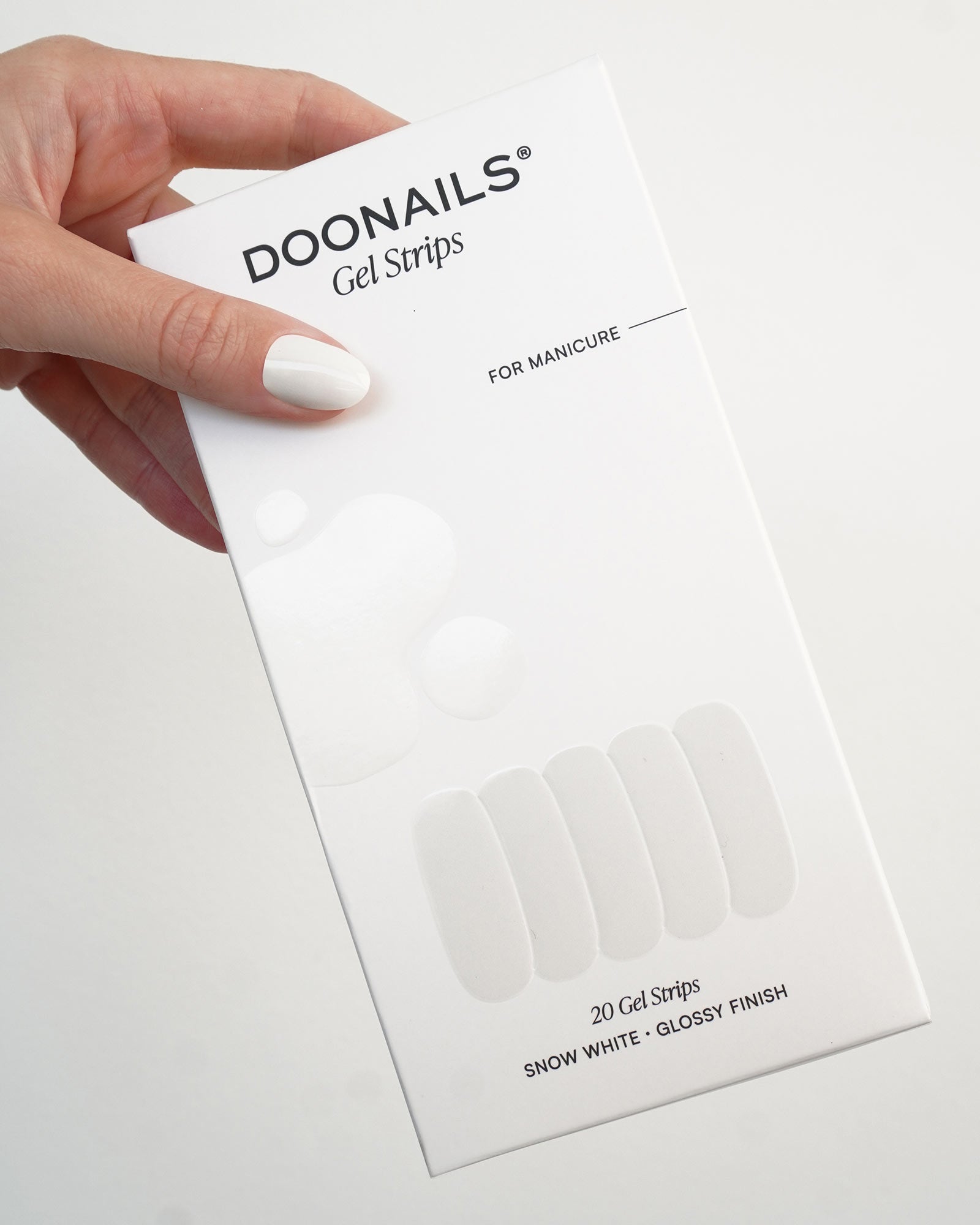 Snow White Gel Strips - Doonails Netherlands