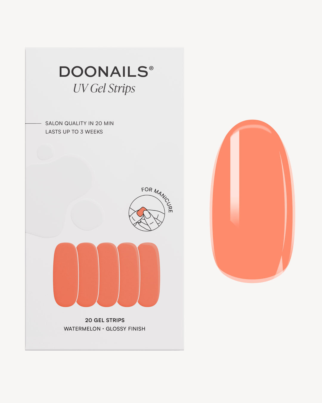 Watermelon Gel Strips - Doonails Netherlands