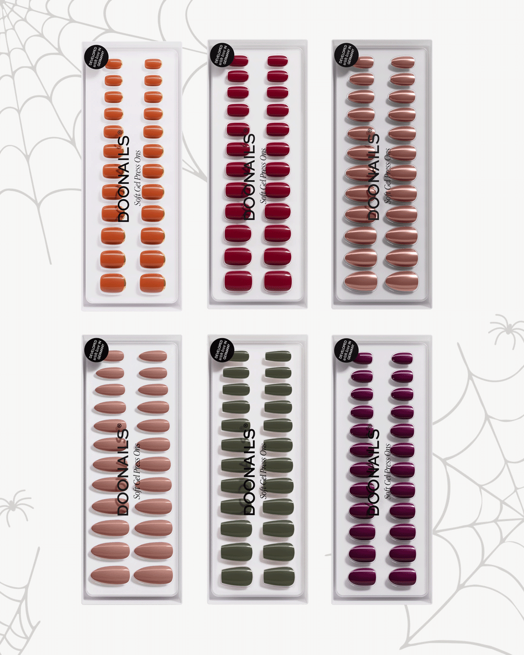 Kleuren voordeelpakket - Soft Gel Press Onsdoonails