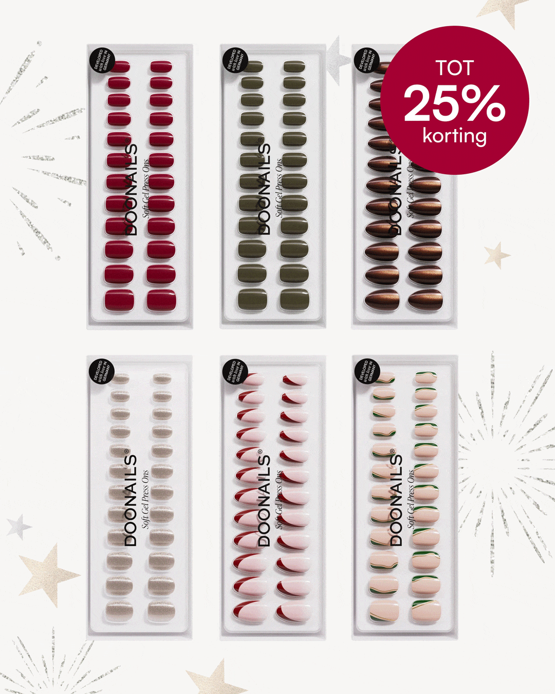 Kleuren Vordeelbundel - Soft Gel Press Onsdoonails