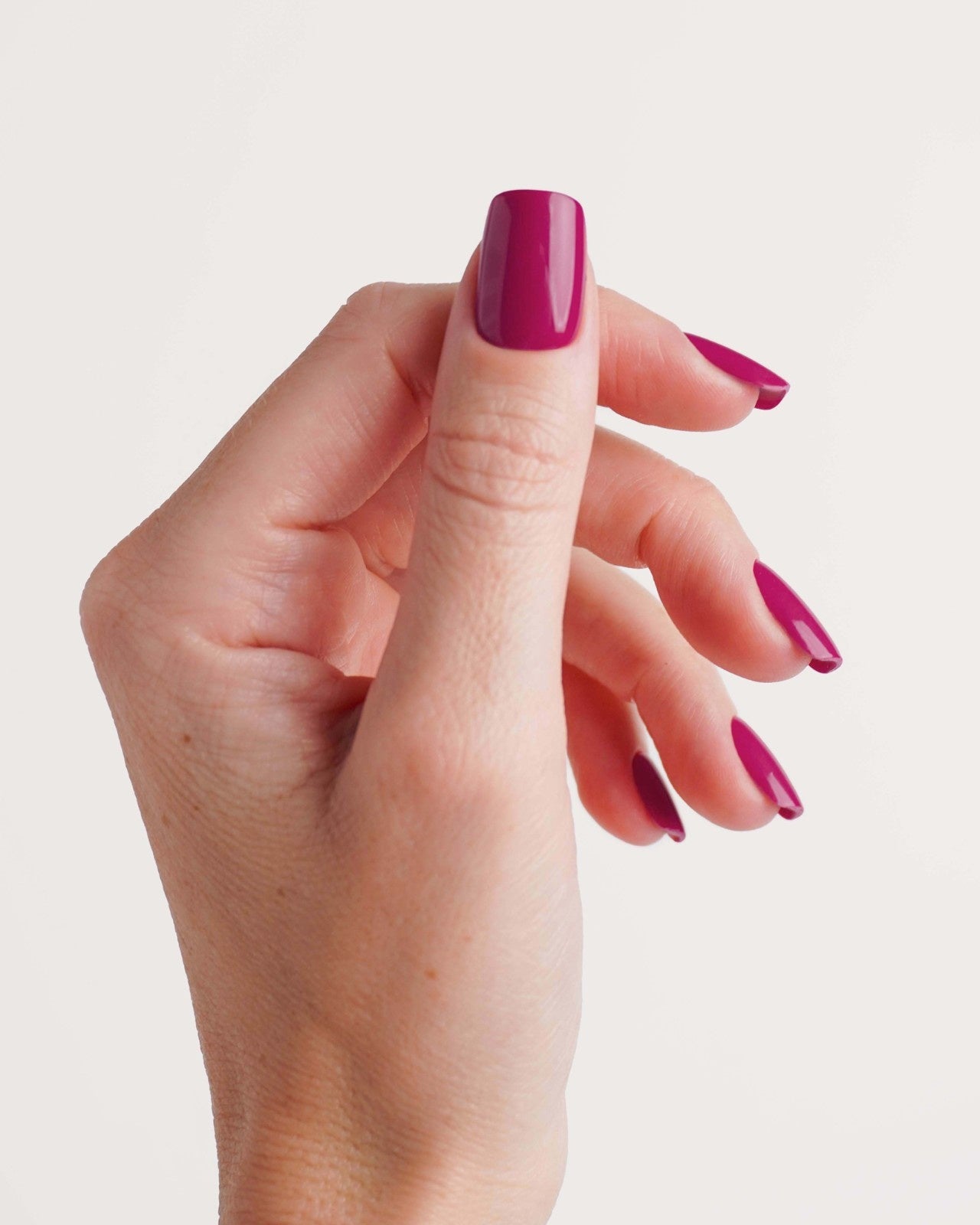 Acai Berry Short Square Soft Gel Press Ons - Doonails Netherlands