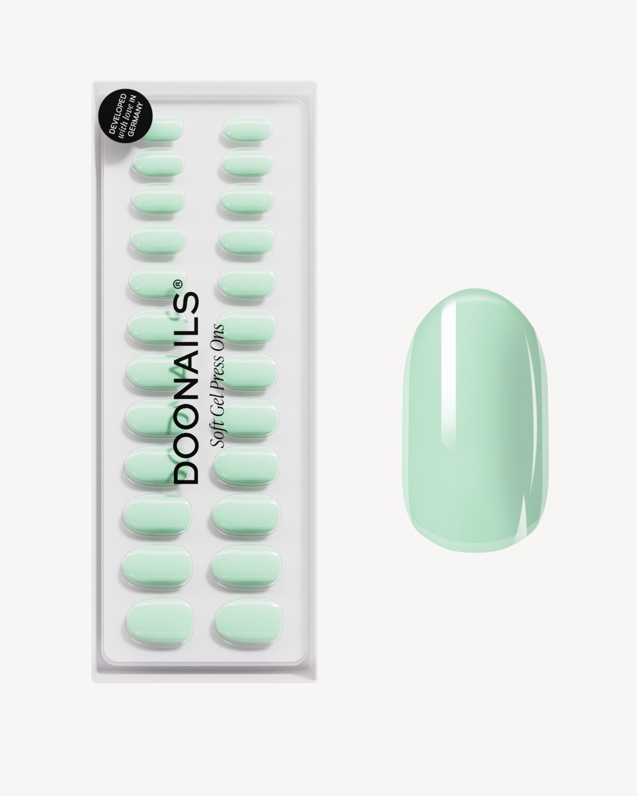 Cute Cucumber Medium Round Soft Gel Press Ons - Doonails Netherlands
