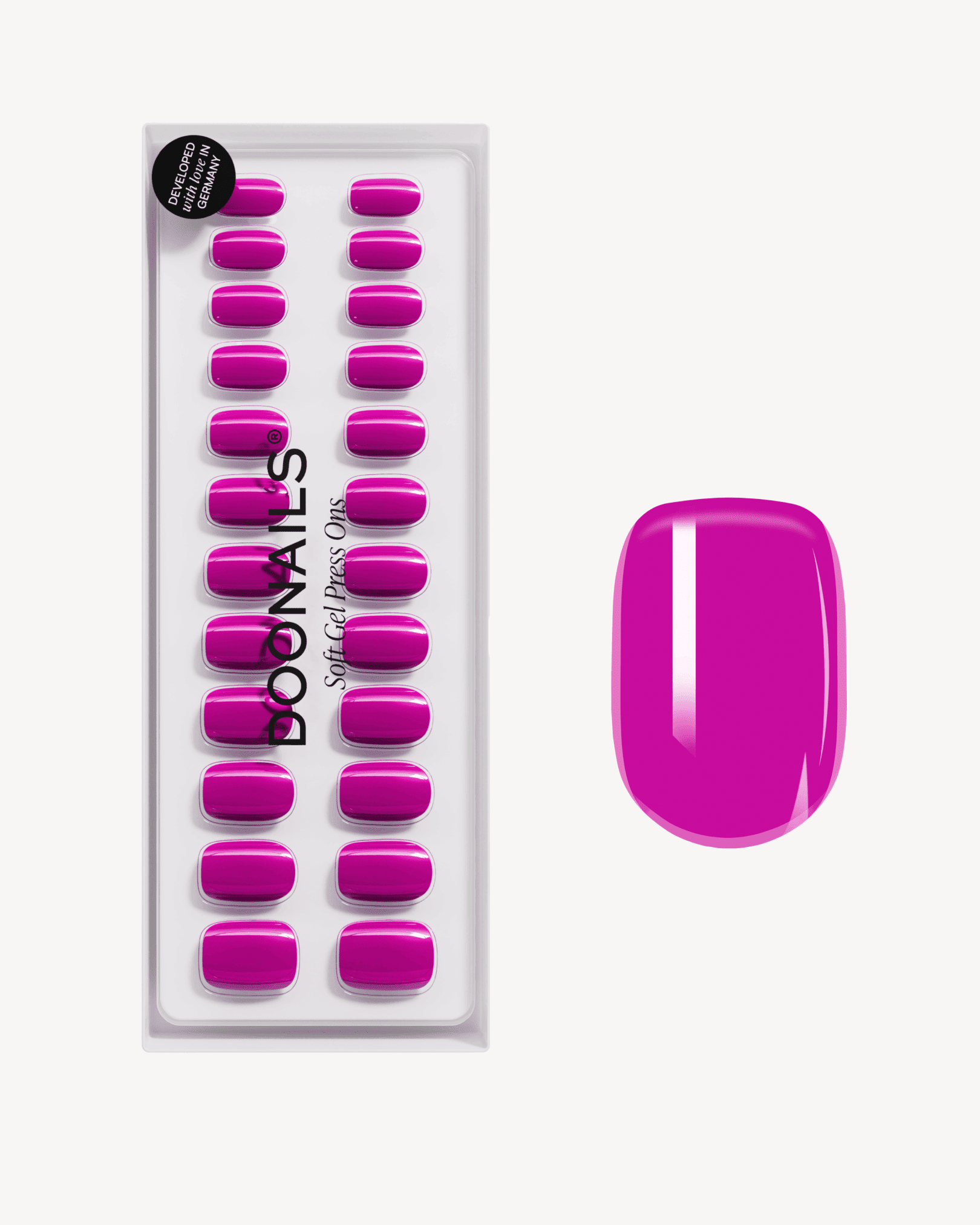 Dragonfruit Extra Short Square Soft Gel Press Ons - Doonails Netherlands