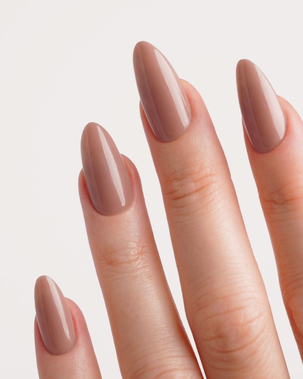 Espresso Medium Almond Soft Gel Press Ons - Doonails Netherlands