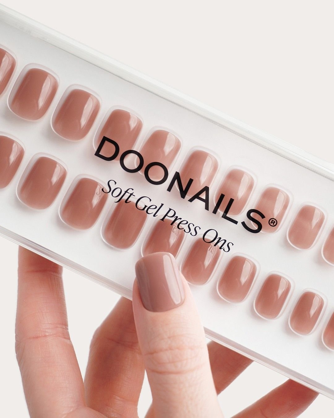 Espresso Extra Short Square Soft Gel Press Ons - Doonails Netherlands