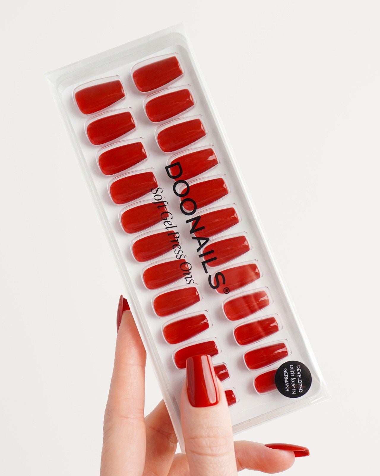 Mon Cheri Short Coffin Soft Gel Press Ons - Doonails Netherlands