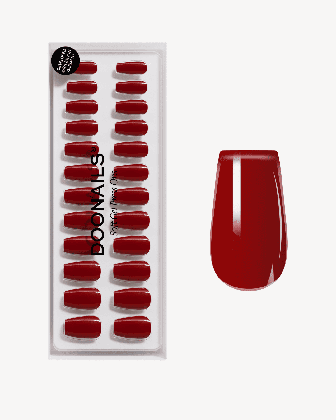 Mon Cheri Short Coffin Soft Gel Press Ons - Doonails Netherlands