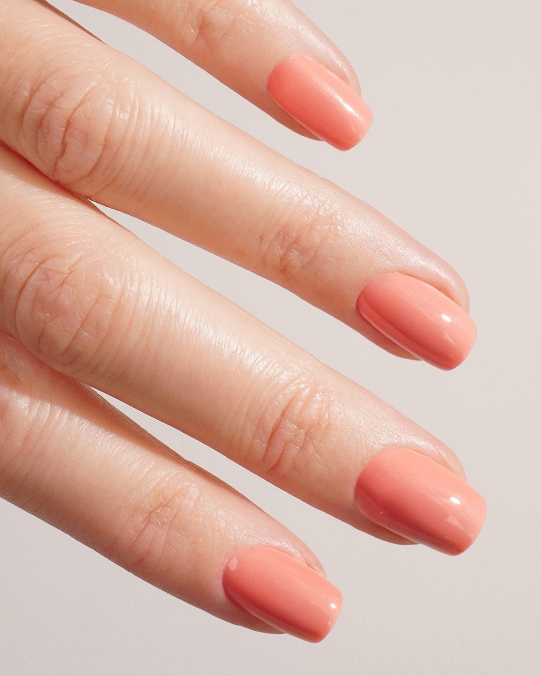 Peach Please Short Square Soft Gel Press Ons - Doonails Netherlands