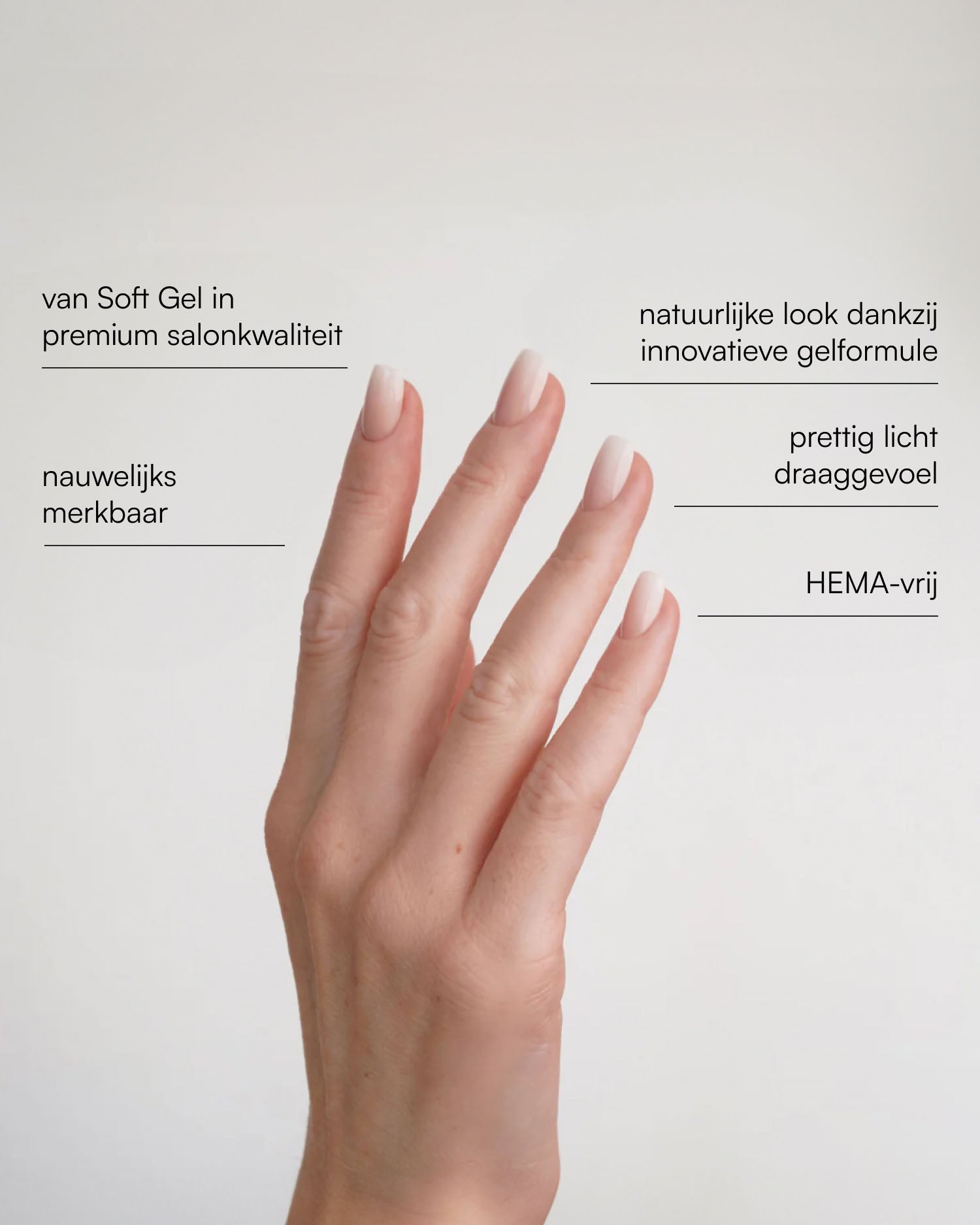 Babyboomer Short Square Soft Gel Press Ons - Doonails Netherlands
