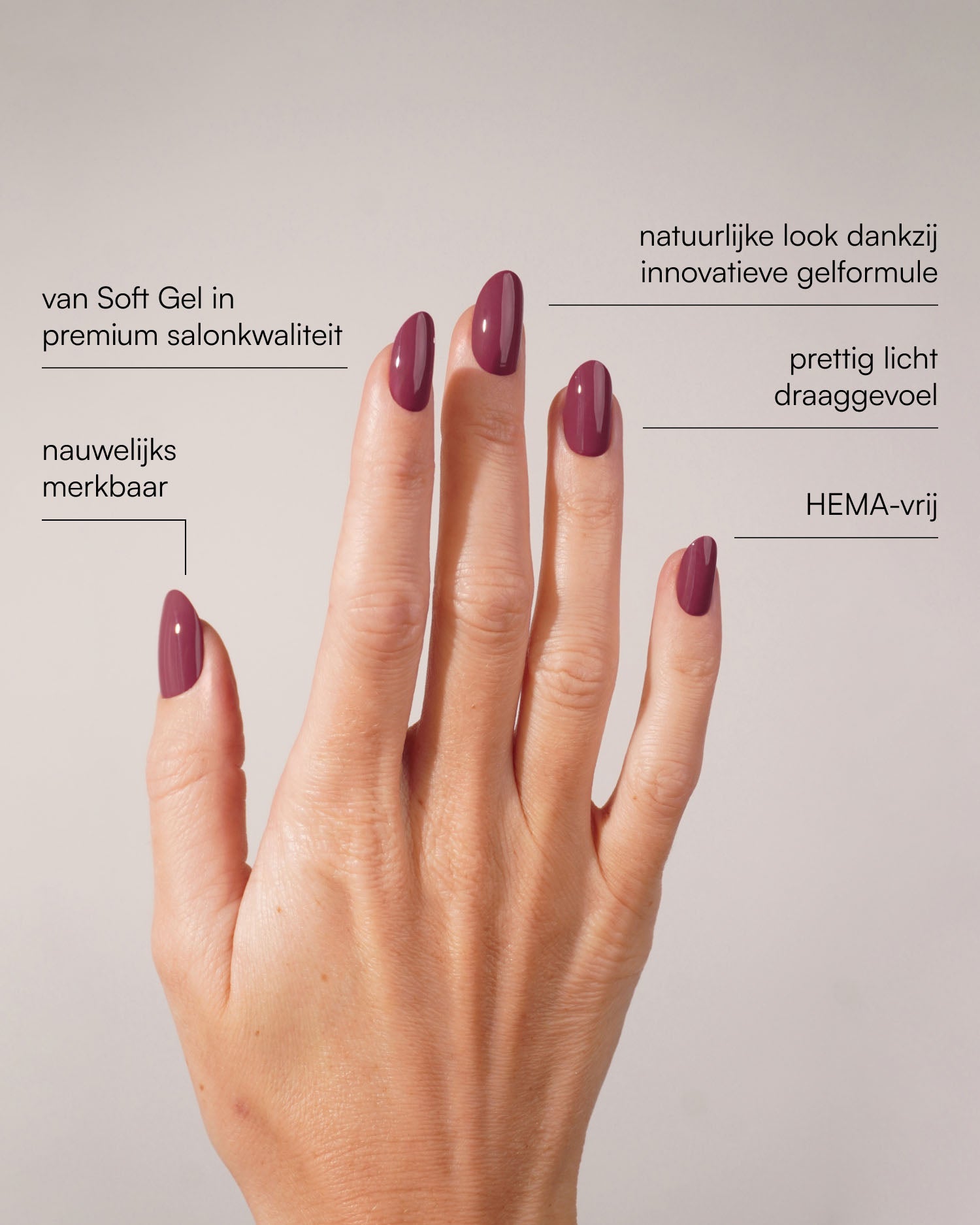 Bubblegum Medium Round Soft Gel Press Ons - Doonails Netherlands