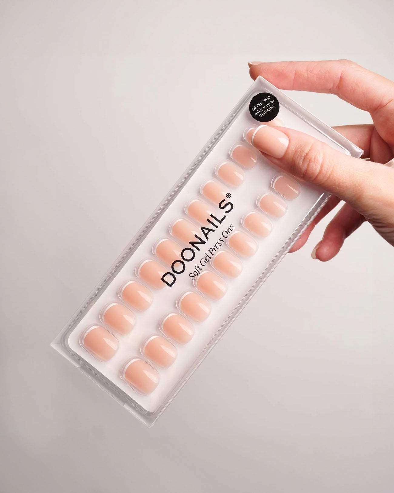 Classic French Extra Short Square Soft Gel Press Ons - Doonails Netherlands