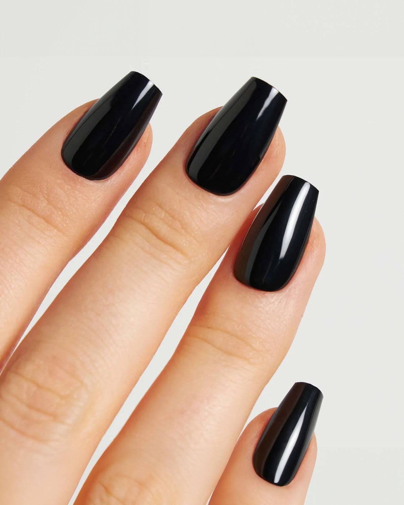 Dark Dream Short Coffin Soft Gel Press Ons - Doonails Netherlands