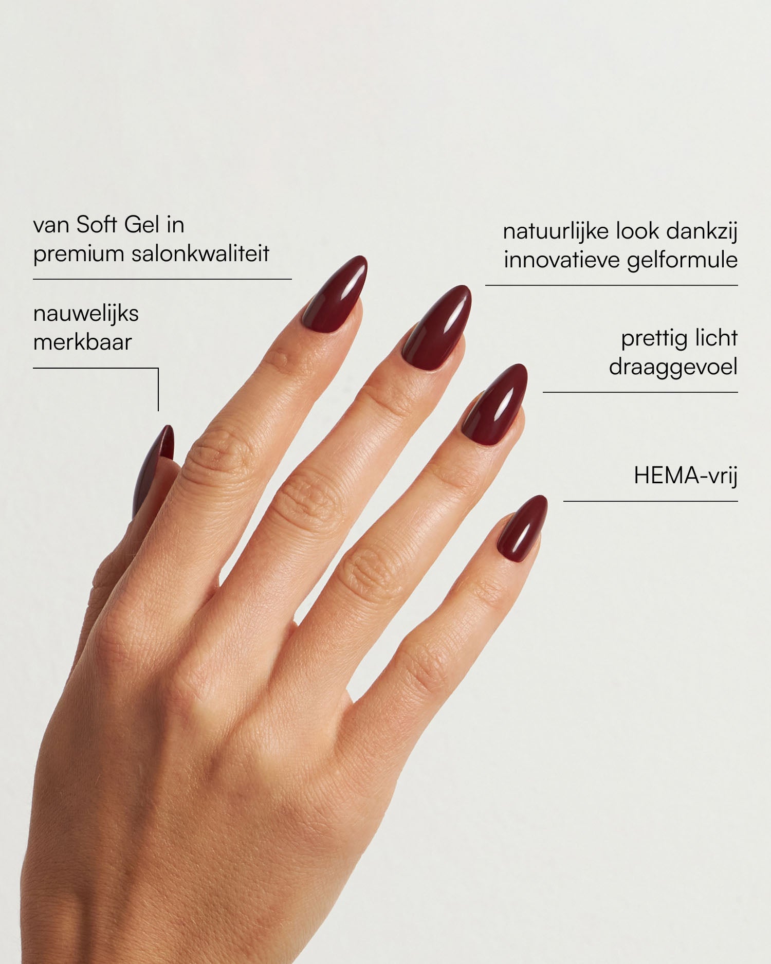 Love Paris Medium Almond Soft Gel Press Ons - Doonails Netherlands