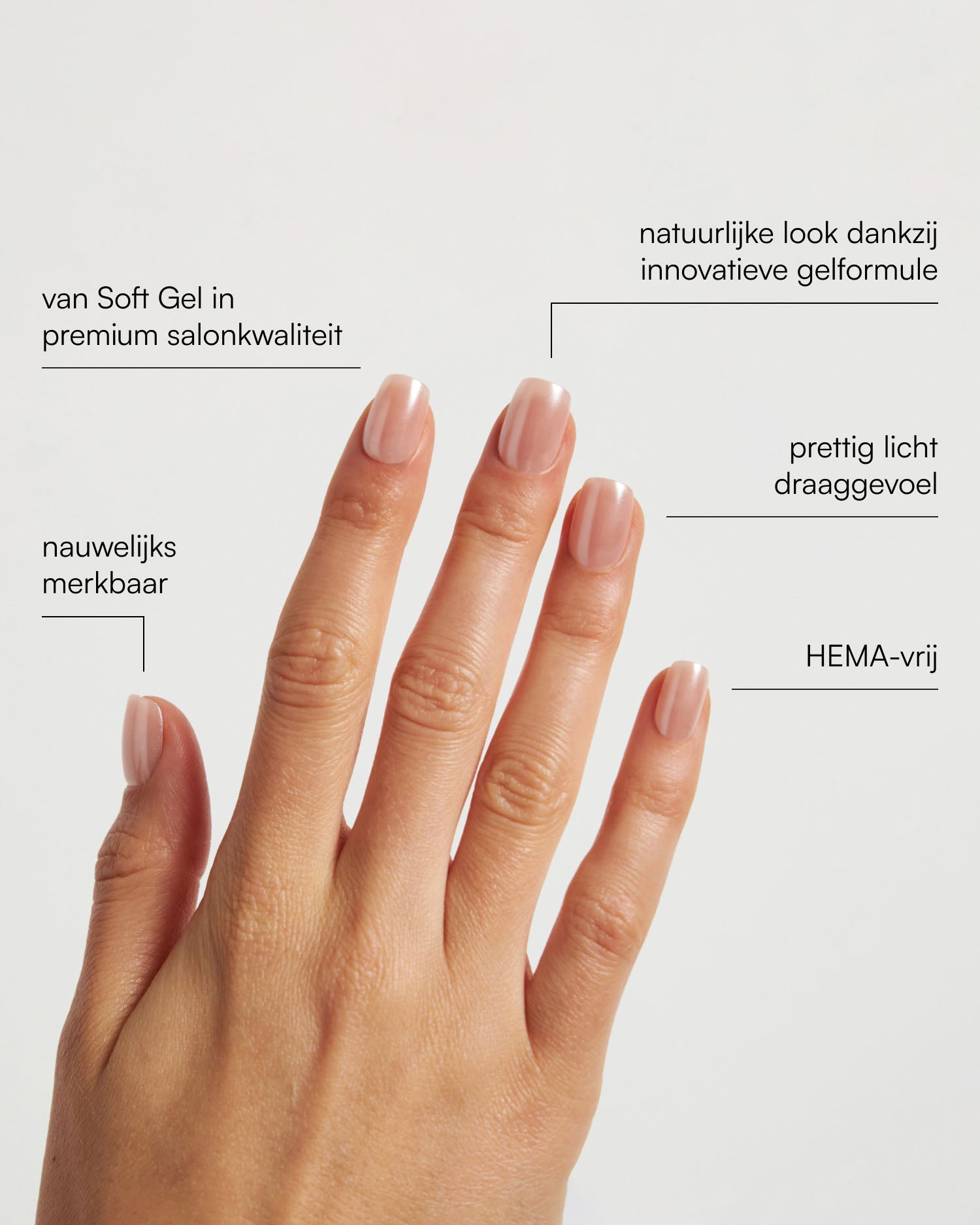 Prosecco Short Square Soft Gel Press Ons - Doonails Netherlands