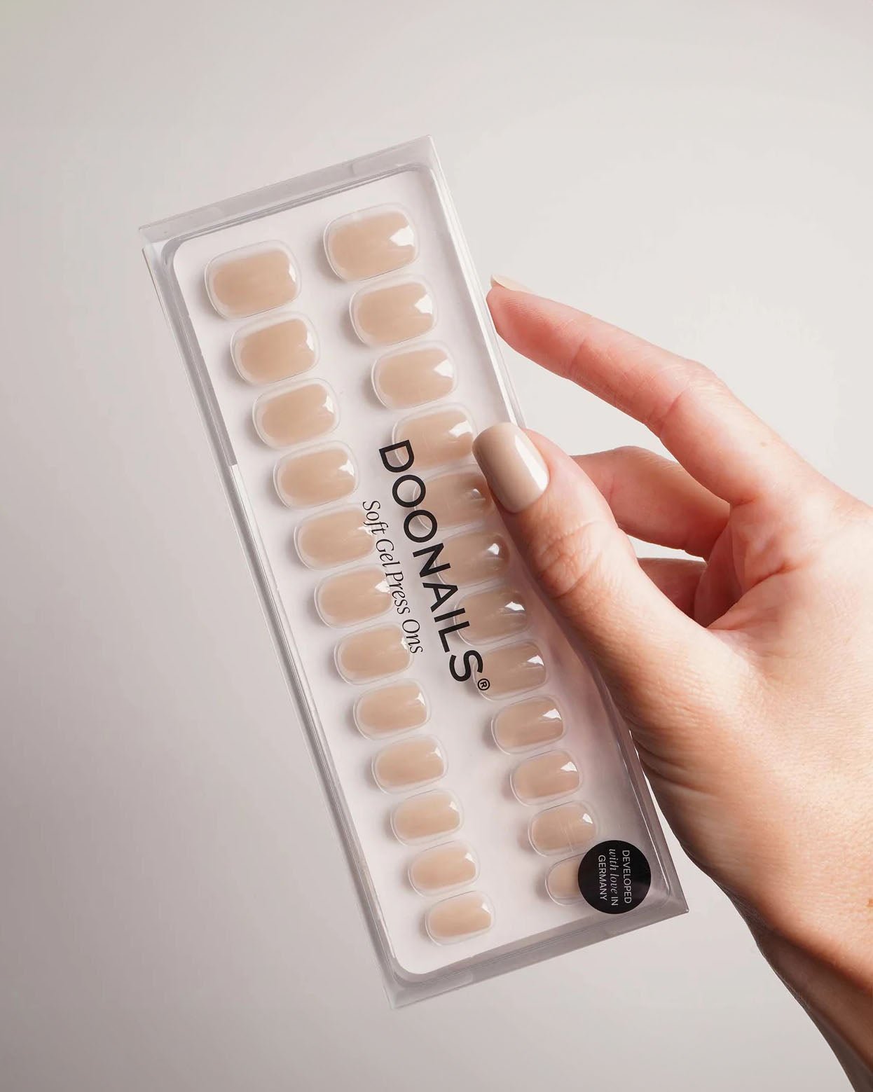 Toffee Extra Short Square Soft Gel Press Ons - Doonails Netherlands