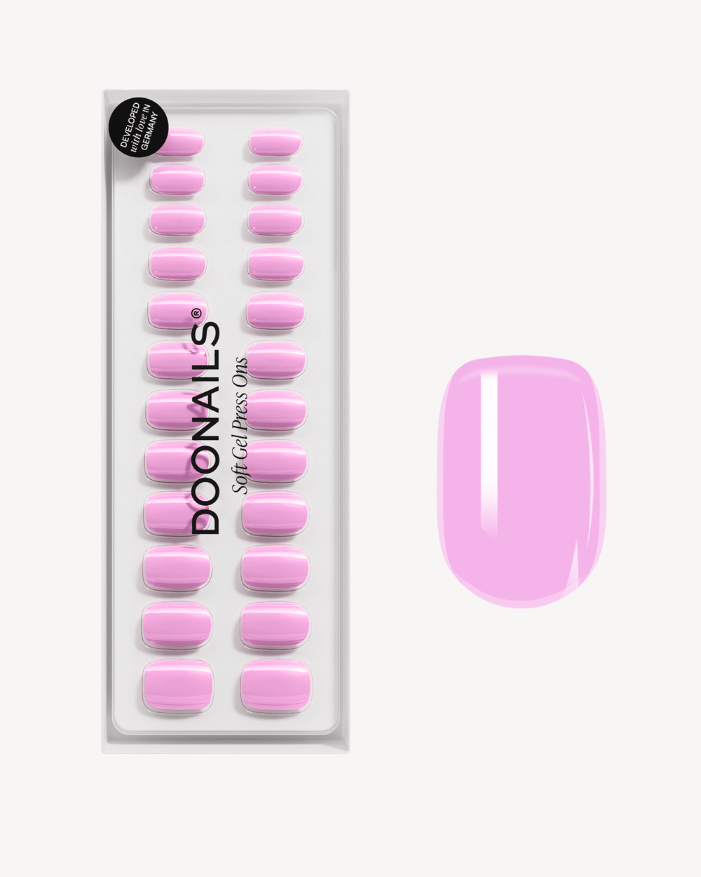 Barbie Girl Extra Short Square Soft Gel Press Ons - Doonails Netherlands