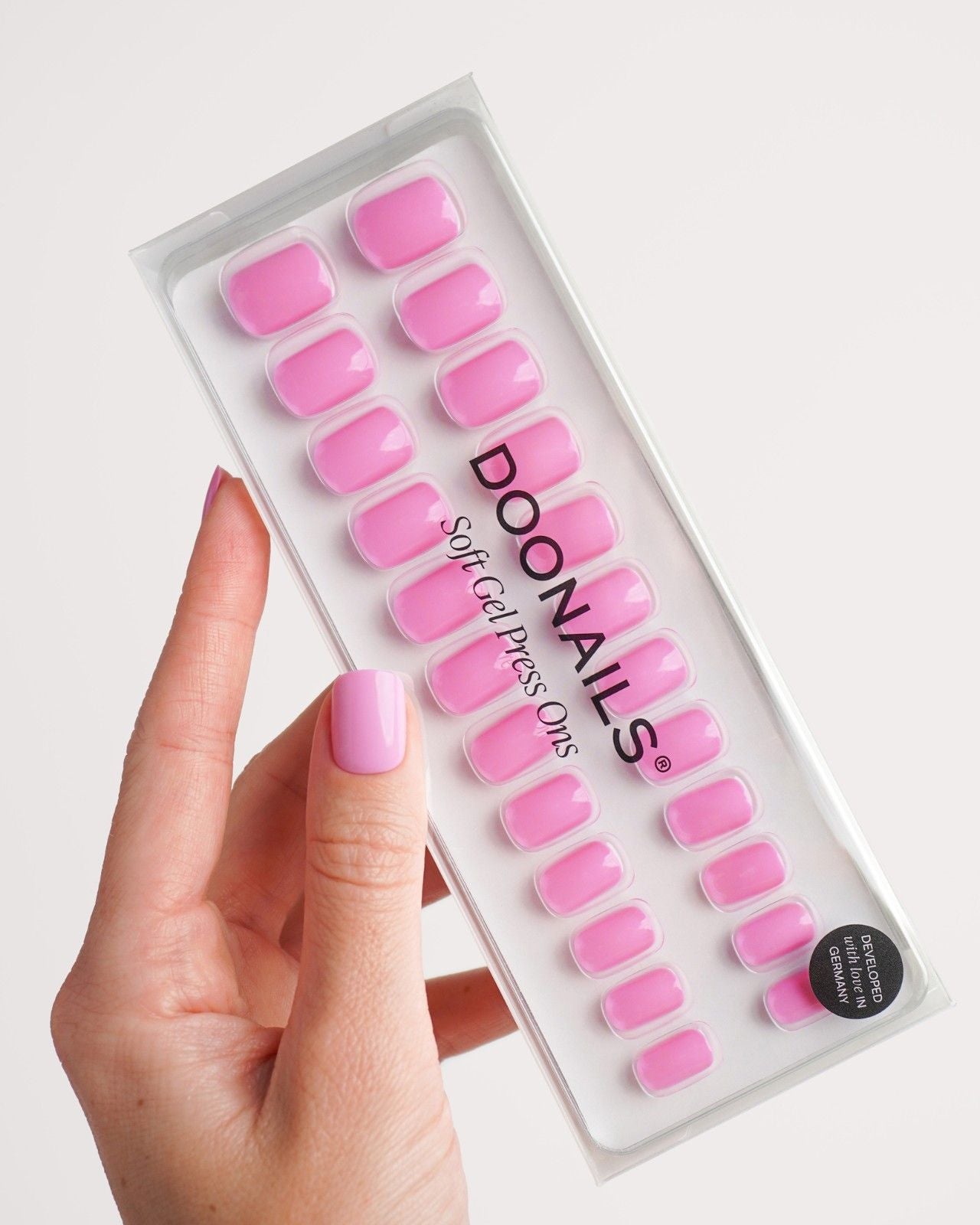 Barbie Girl Extra Short Square Soft Gel Press Ons - Doonails Netherlands