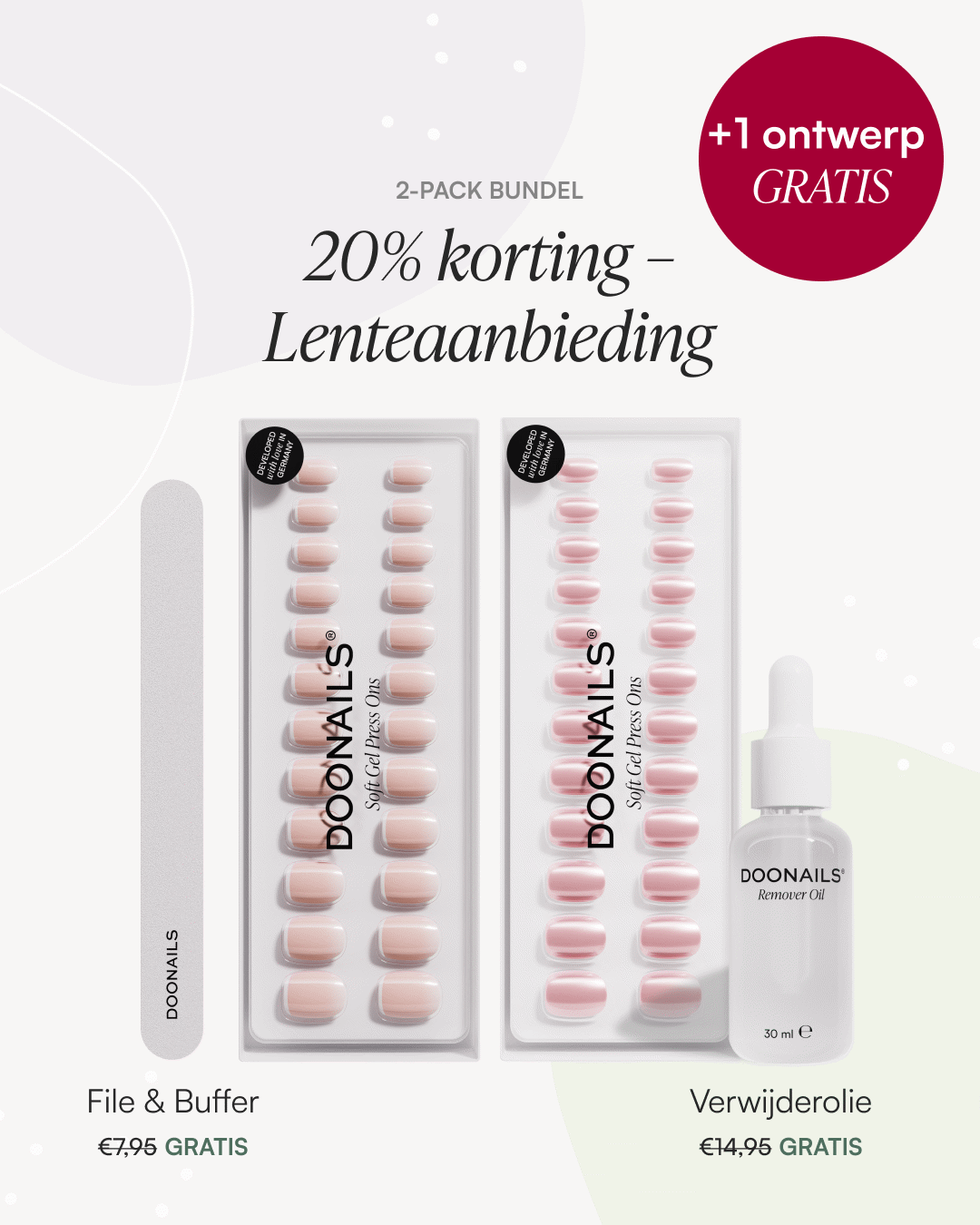 Lente Starterset – Soft Gel Press Onsdoonails