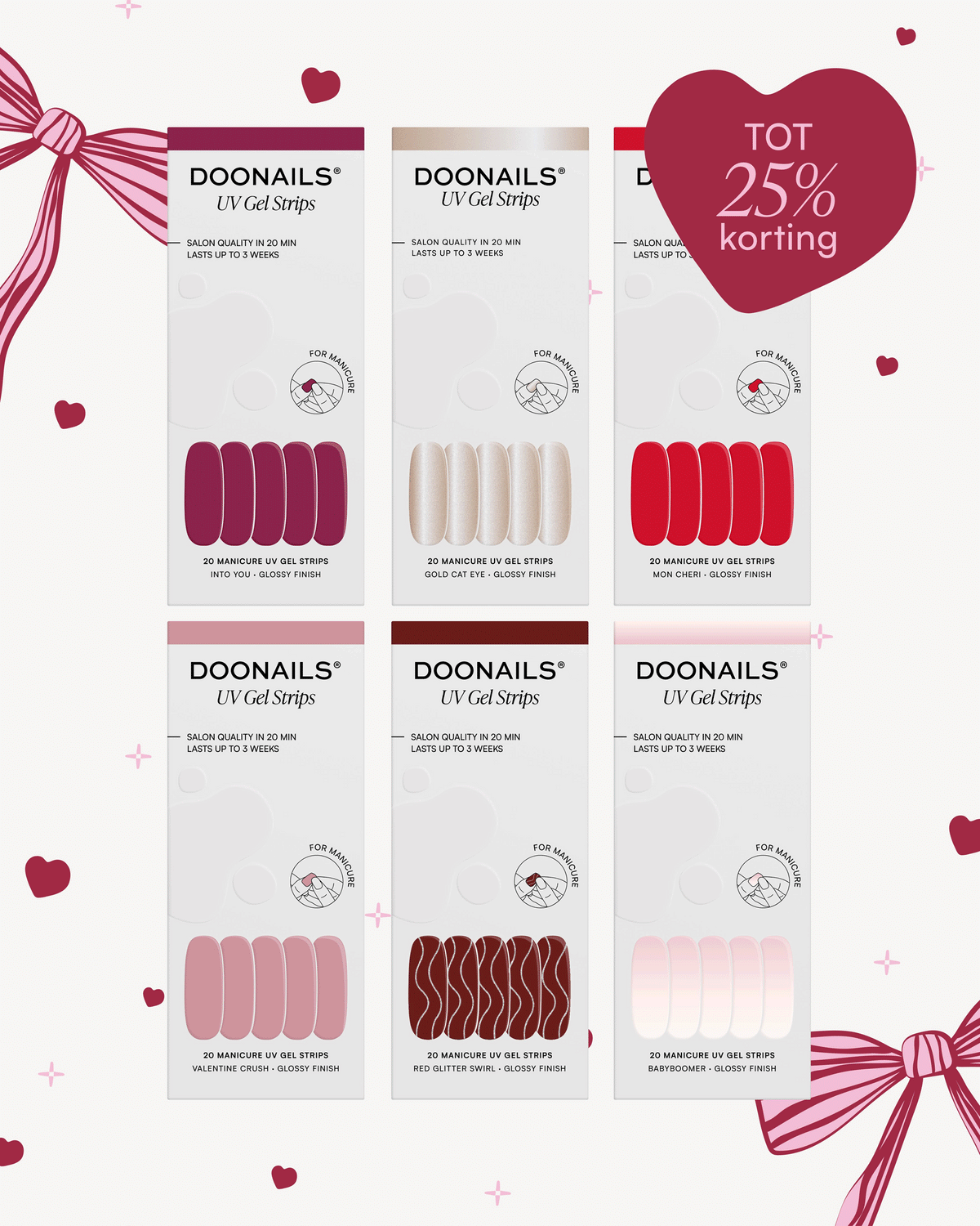 Mix & Match Navulbundel - Gel Stripsdoonails