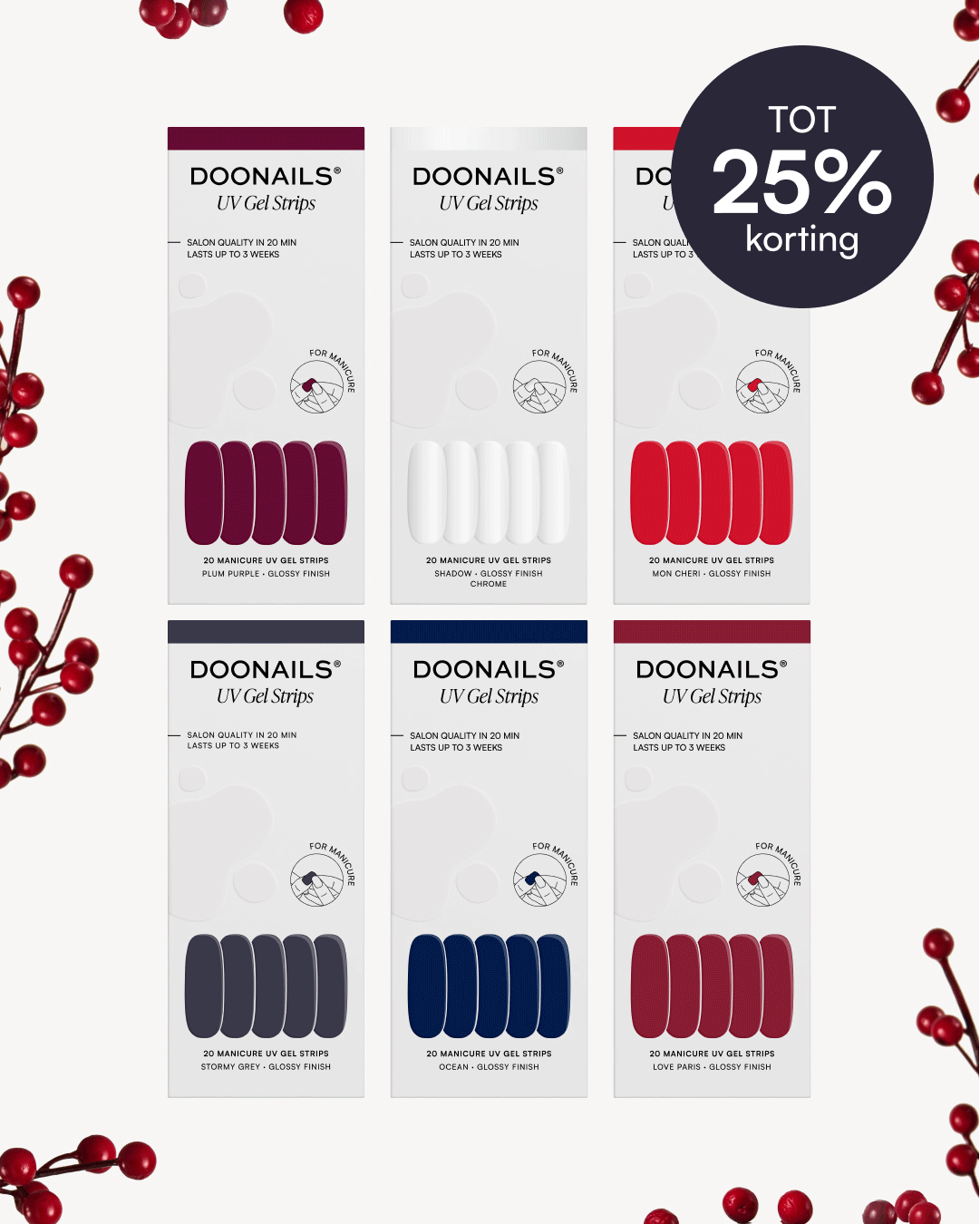 Kleuren voordeelpakket - Gel Stripsdoonails