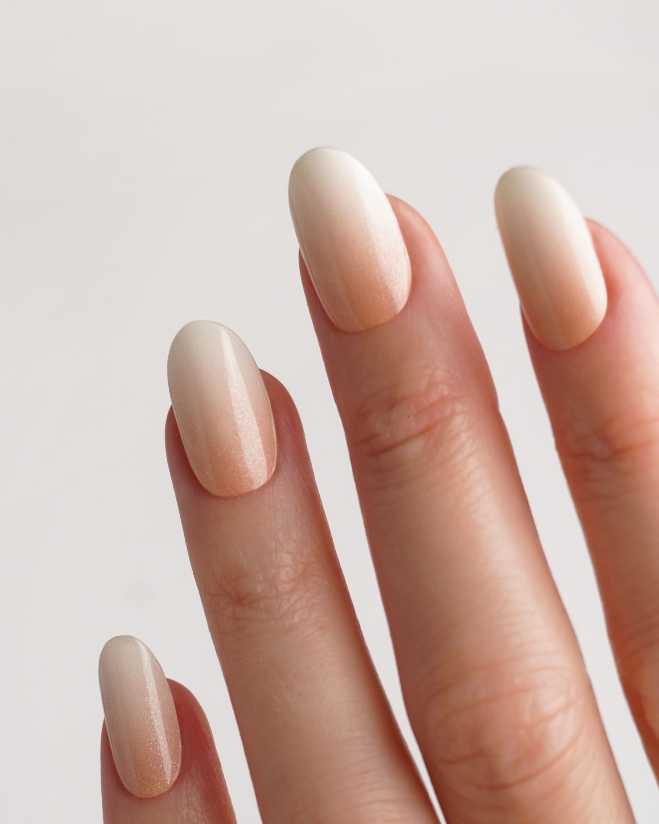 Nude Glitter Babyboomer Gel Strips - Doonails Netherlands