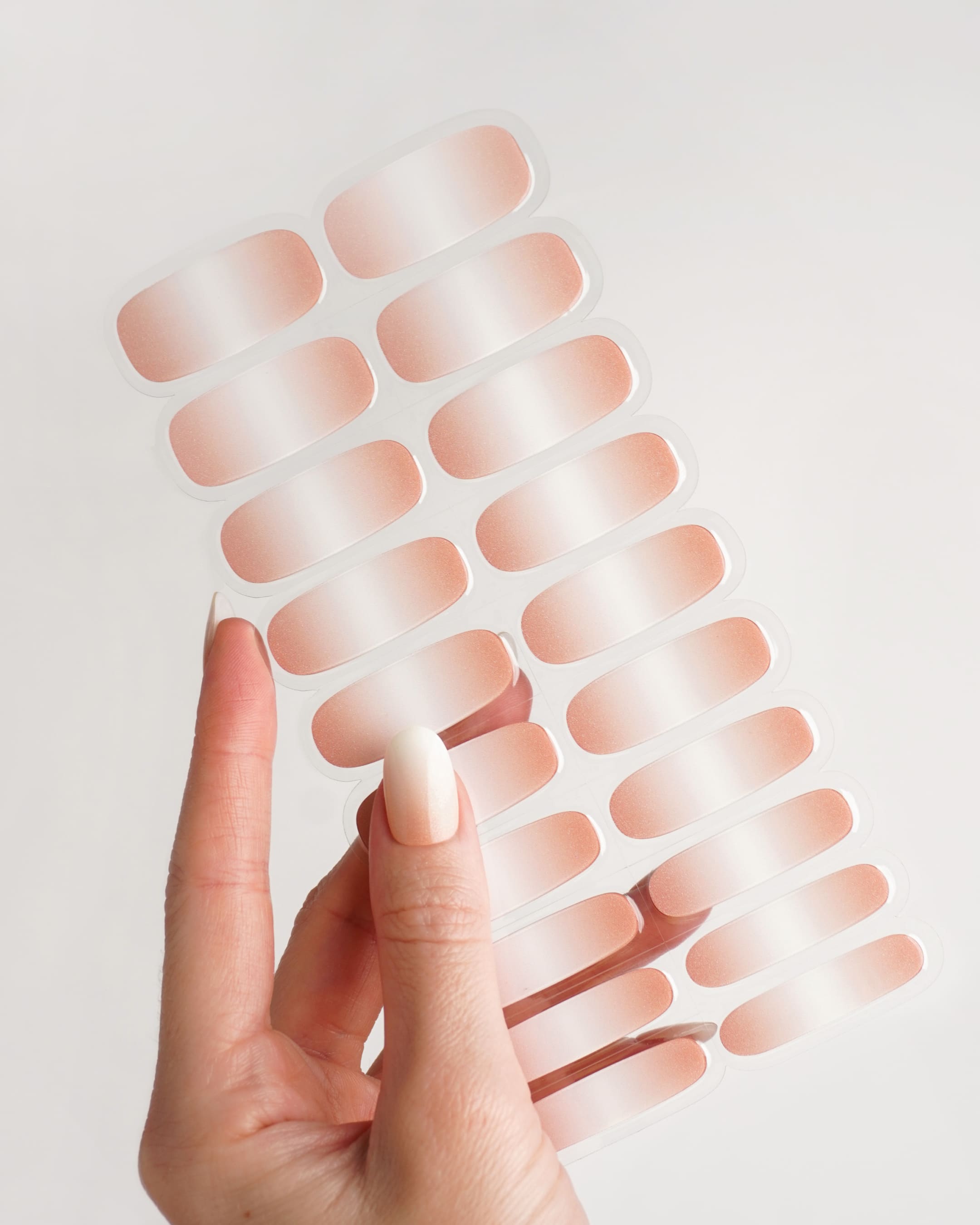 Nude Glitter Babyboomer Gel Strips - Doonails Netherlands