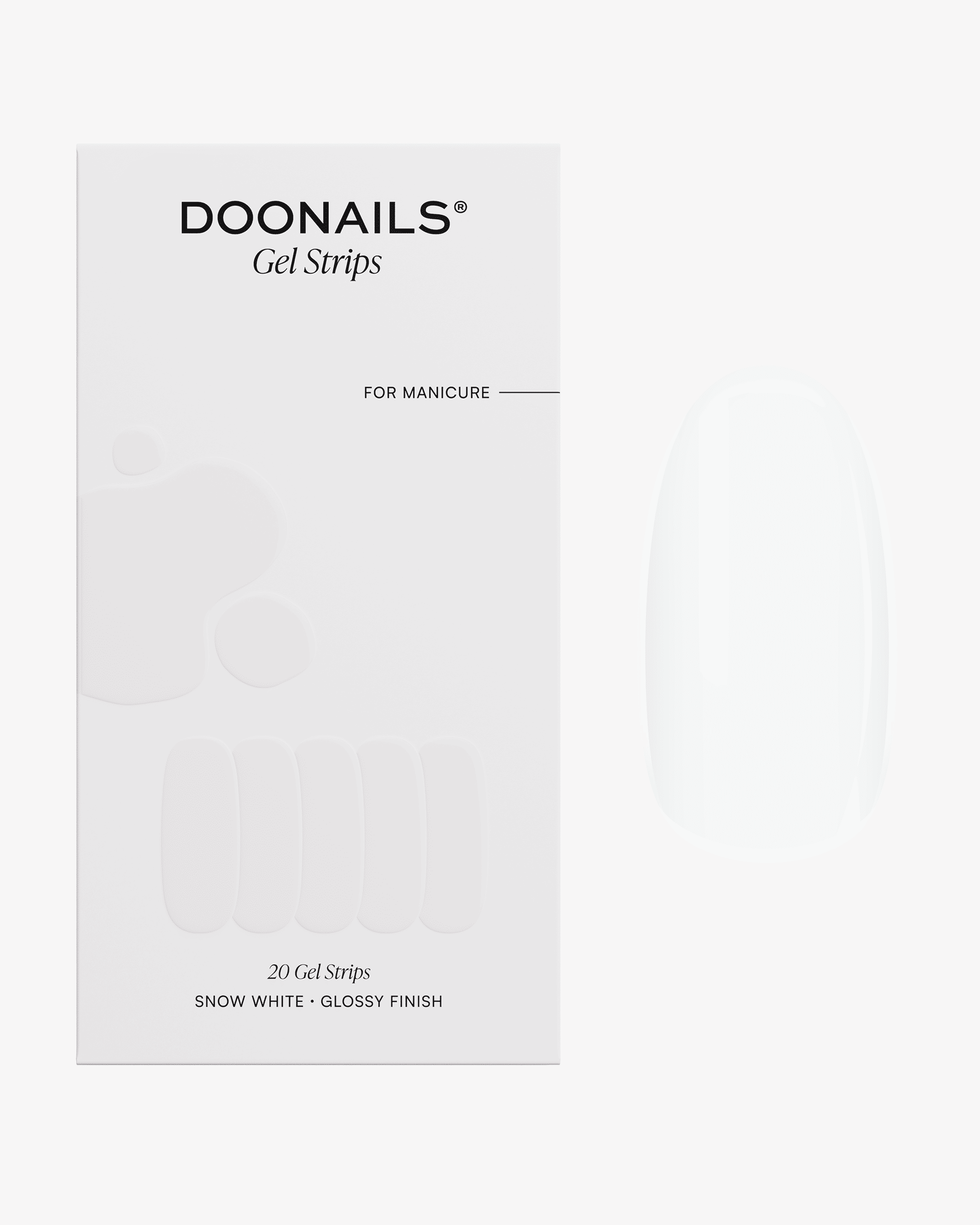 Snow White Gel Strips - Doonails Netherlands