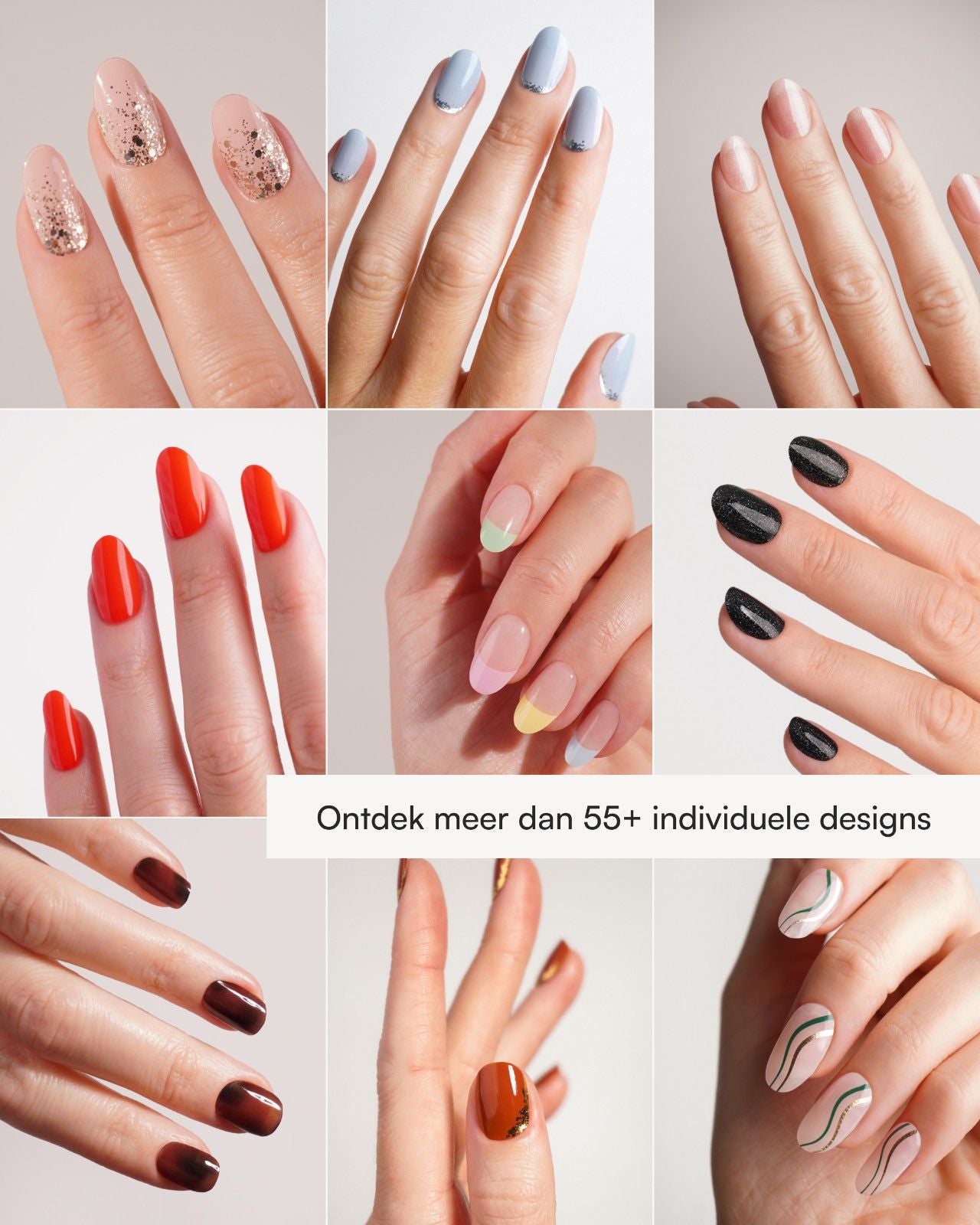 Rose Red Medium Almond Soft Gel Press Ons - Doonails Netherlands