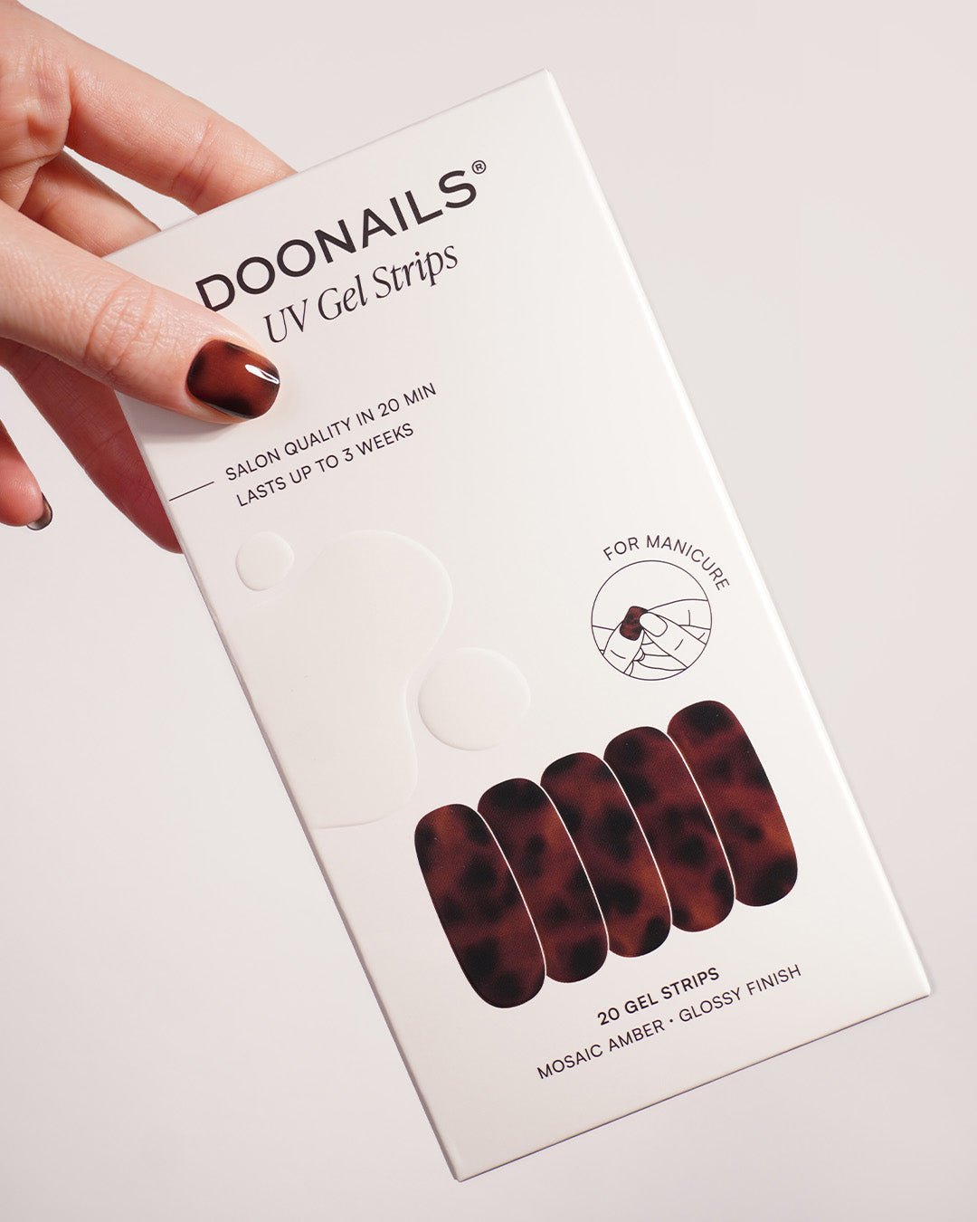 Mosaic Amber Gel Strips - Doonails Netherlands