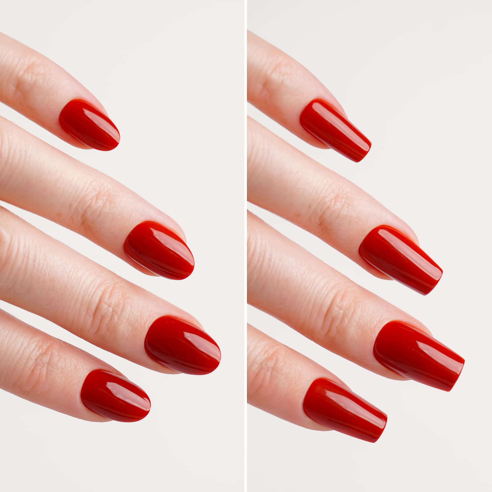 Soft Gel Press Ons Mon Cheri Short Round & Short Coffin