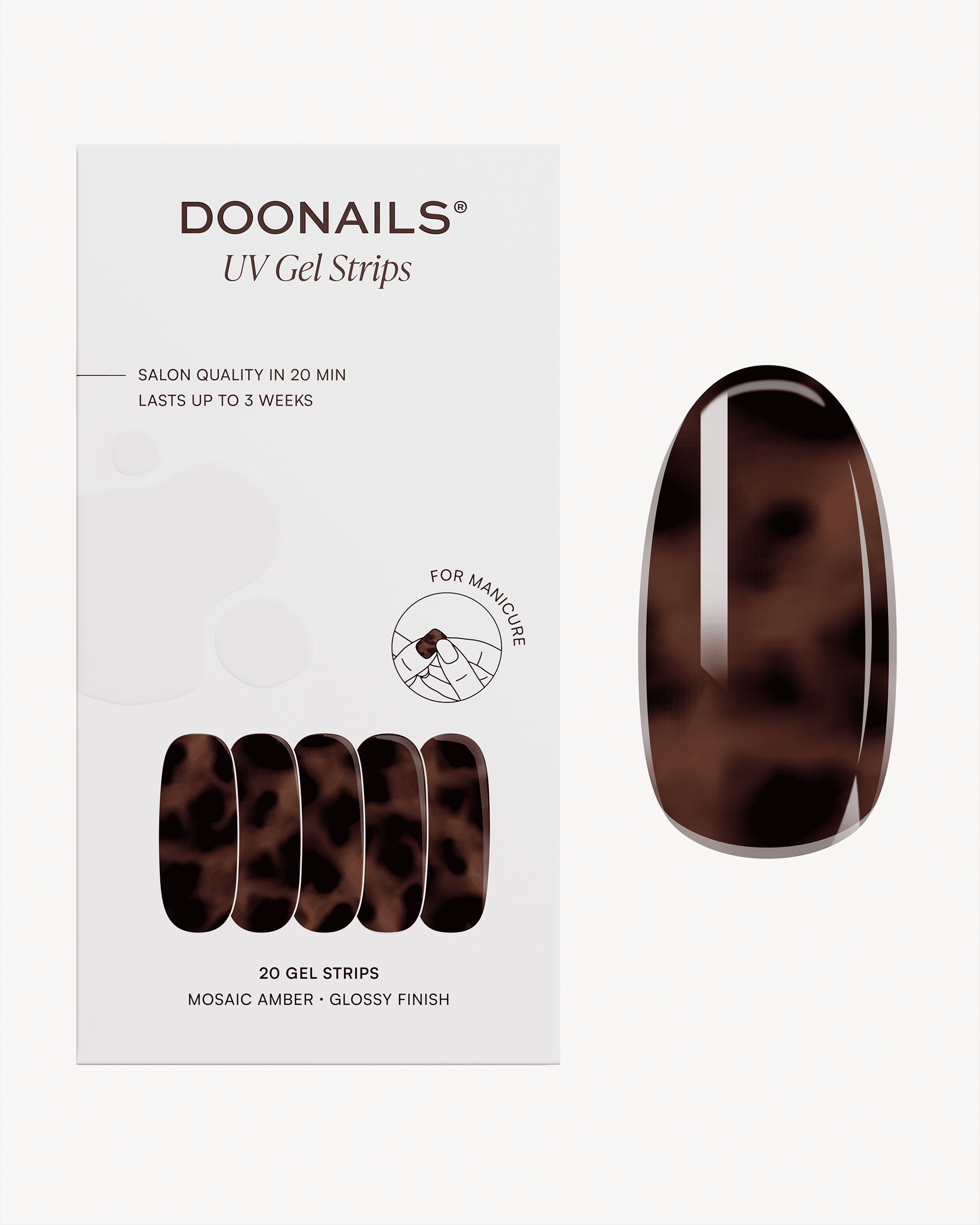 Mosaic Amber Gel Strips - Doonails Netherlands