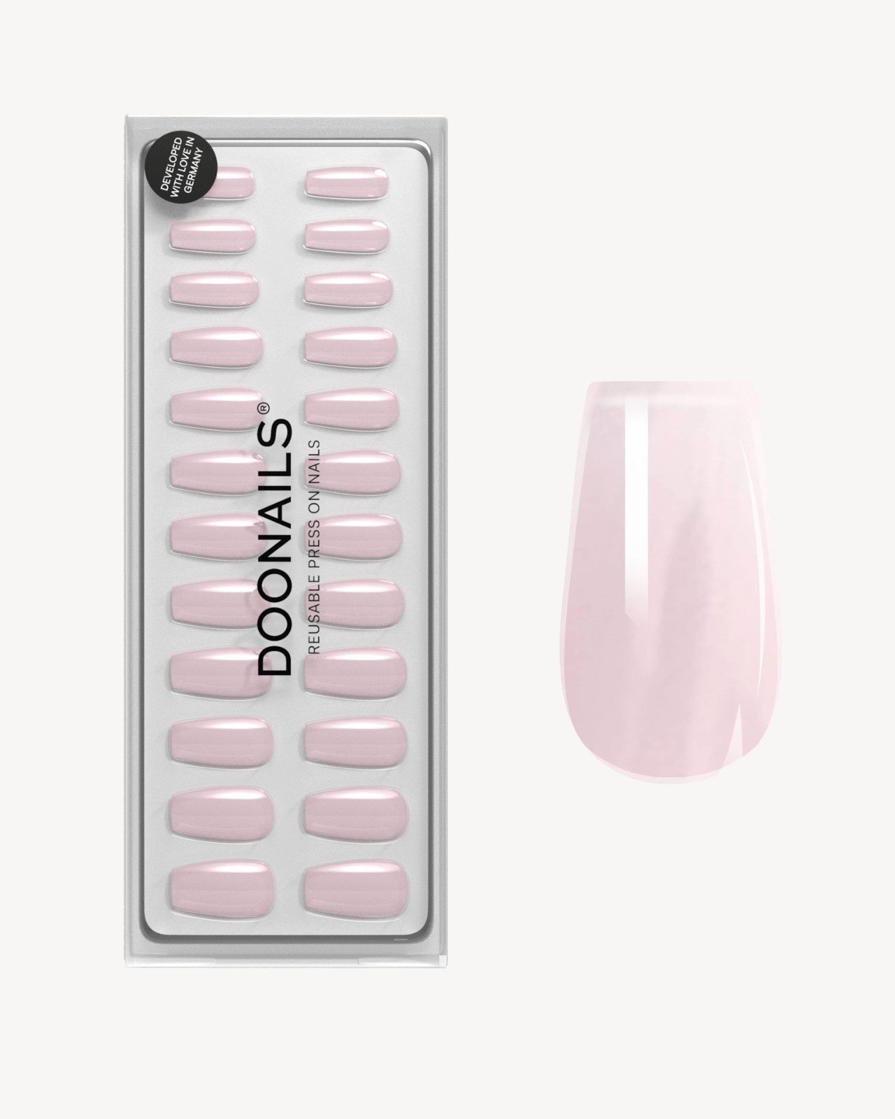 Jetset Short Coffin Soft Gel Press Ons - Doonails Netherlands