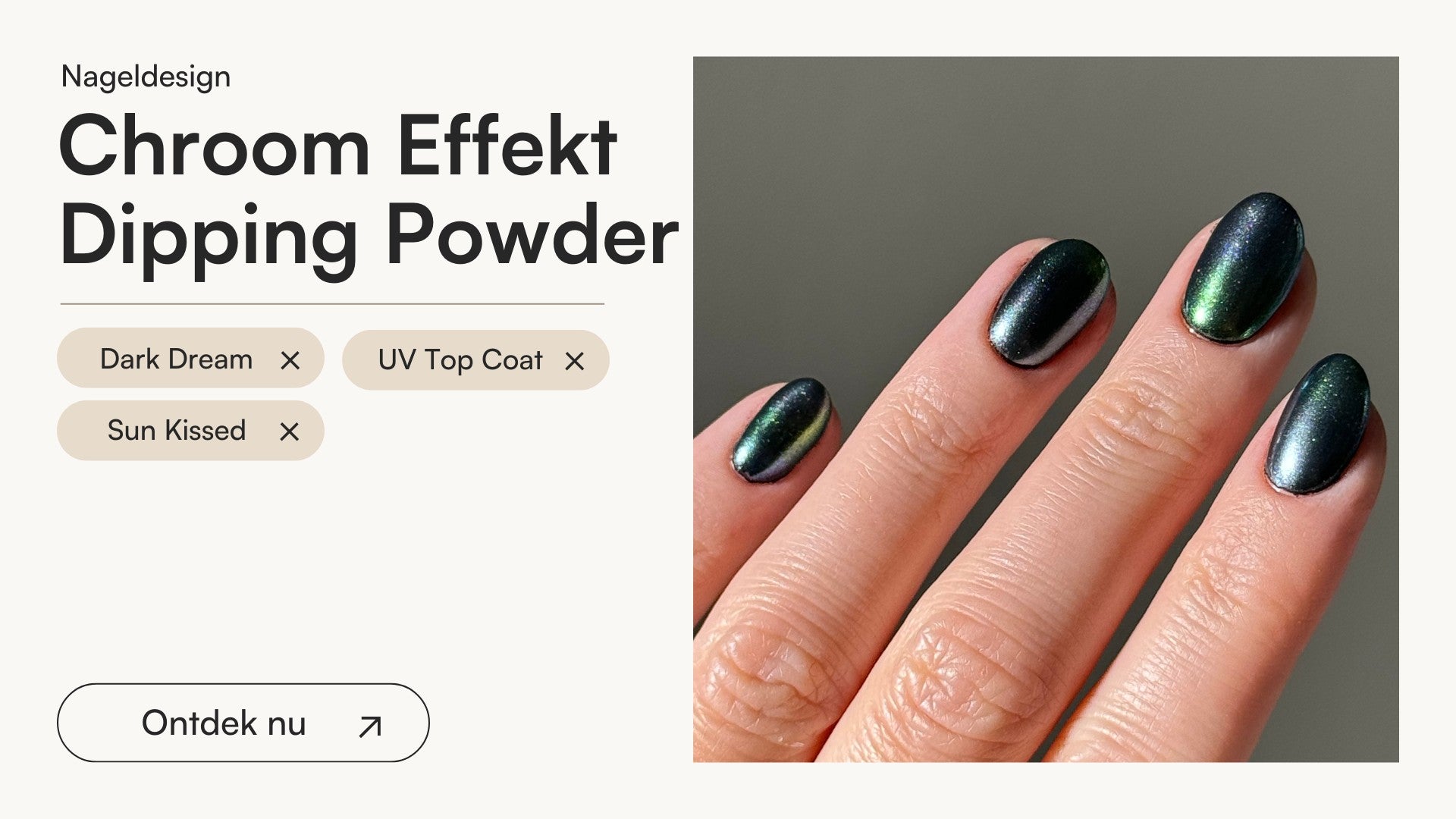 Chroom Effekt Dipping Powder - Doonails Netherlands