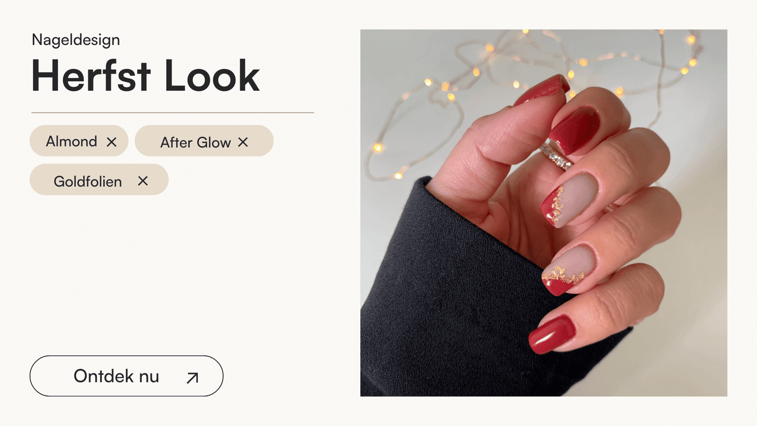 Almond & After Glow Herfst design - Doonails Netherlands