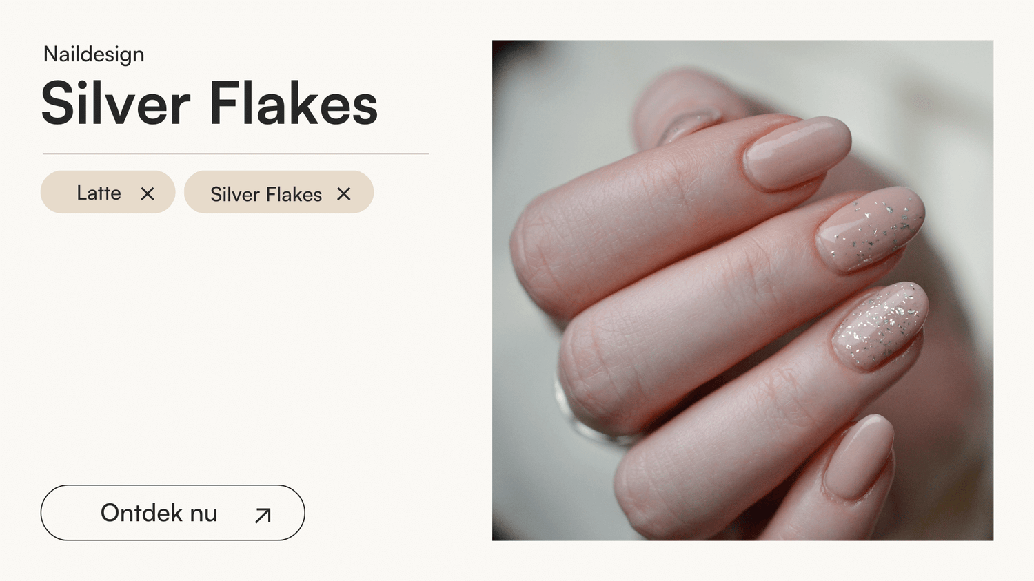 Silver Flakes - Doonails Netherlands