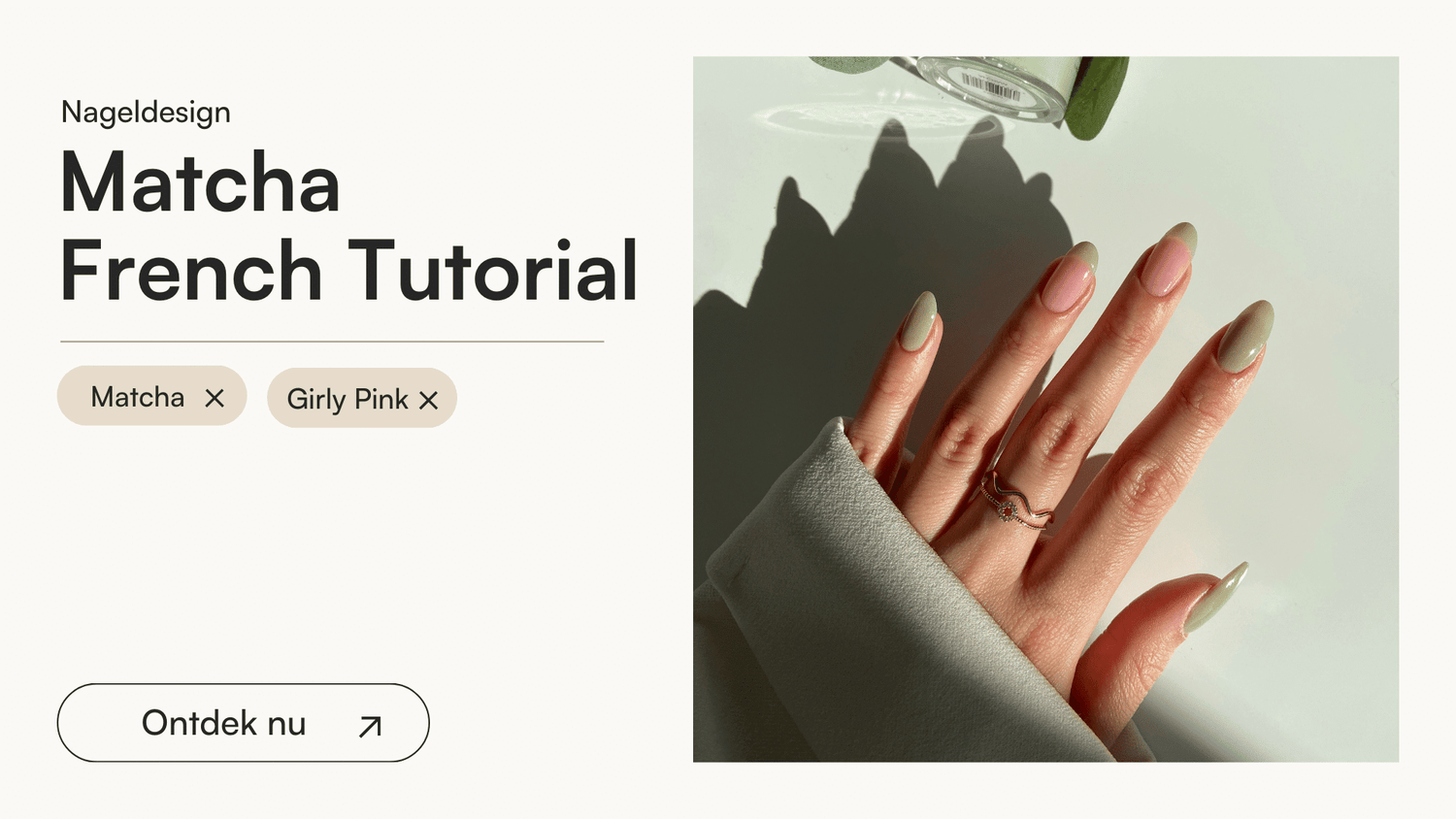 Matcha French Tutorial - Doonails Netherlands