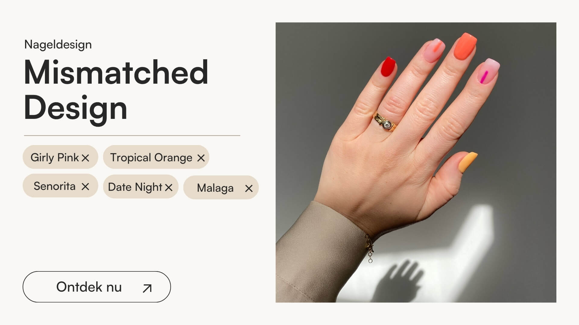 Mismatched Nails - Doonails Netherlands