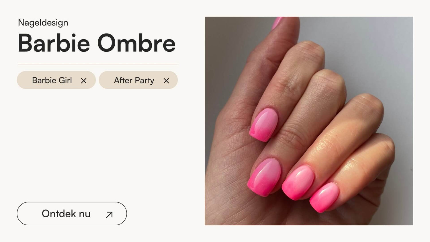 Barbie Ombre Nails