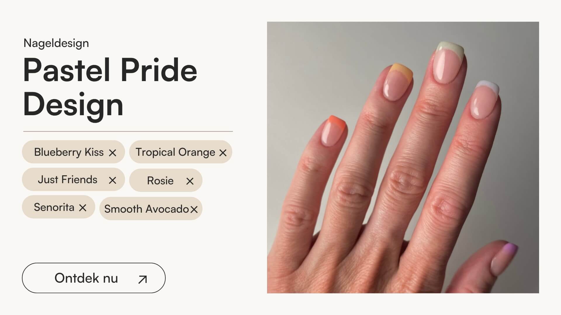Pastel Pride French Design - Doonails Netherlands