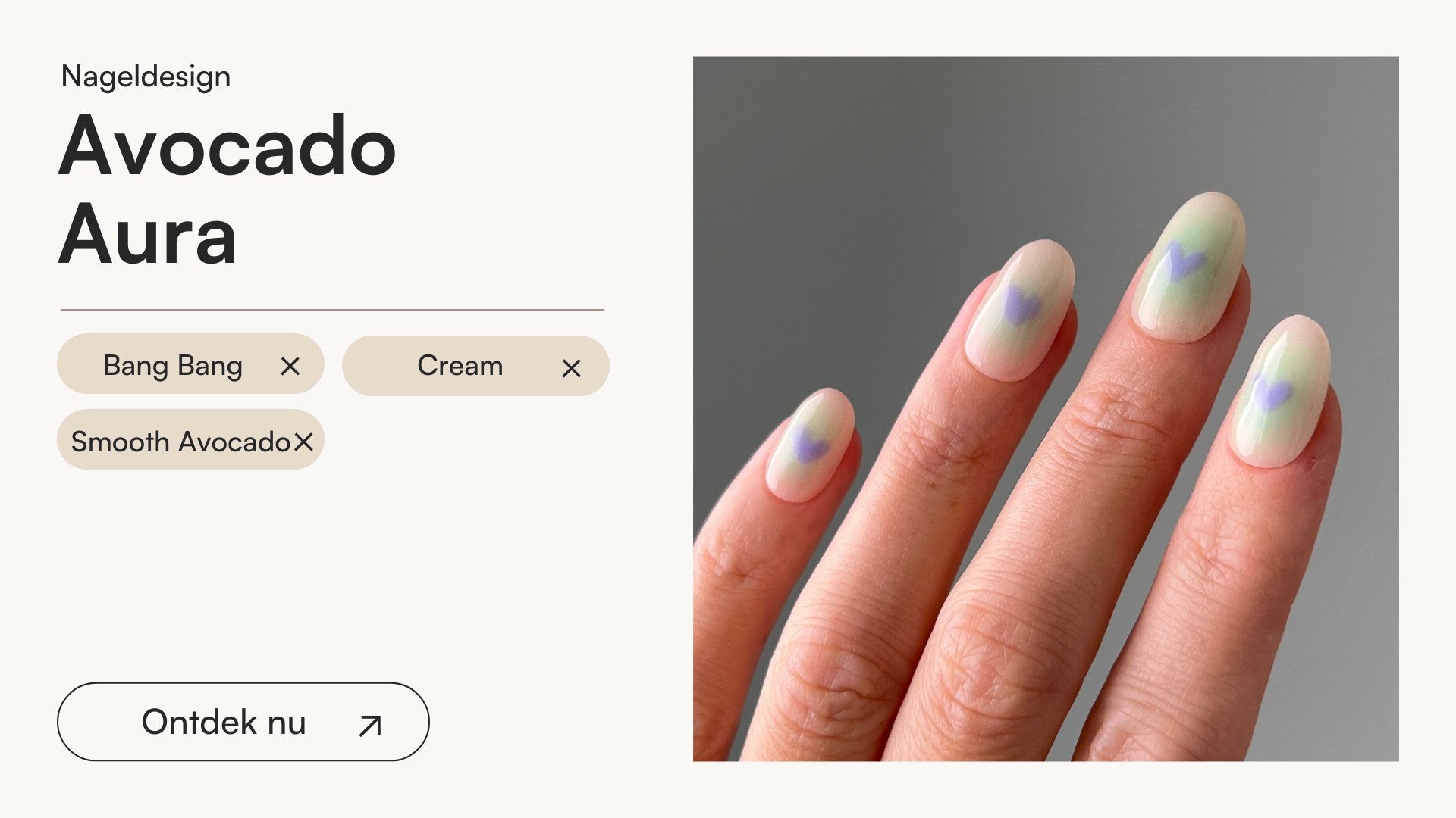 Avocado Aura Design - Doonails Netherlands