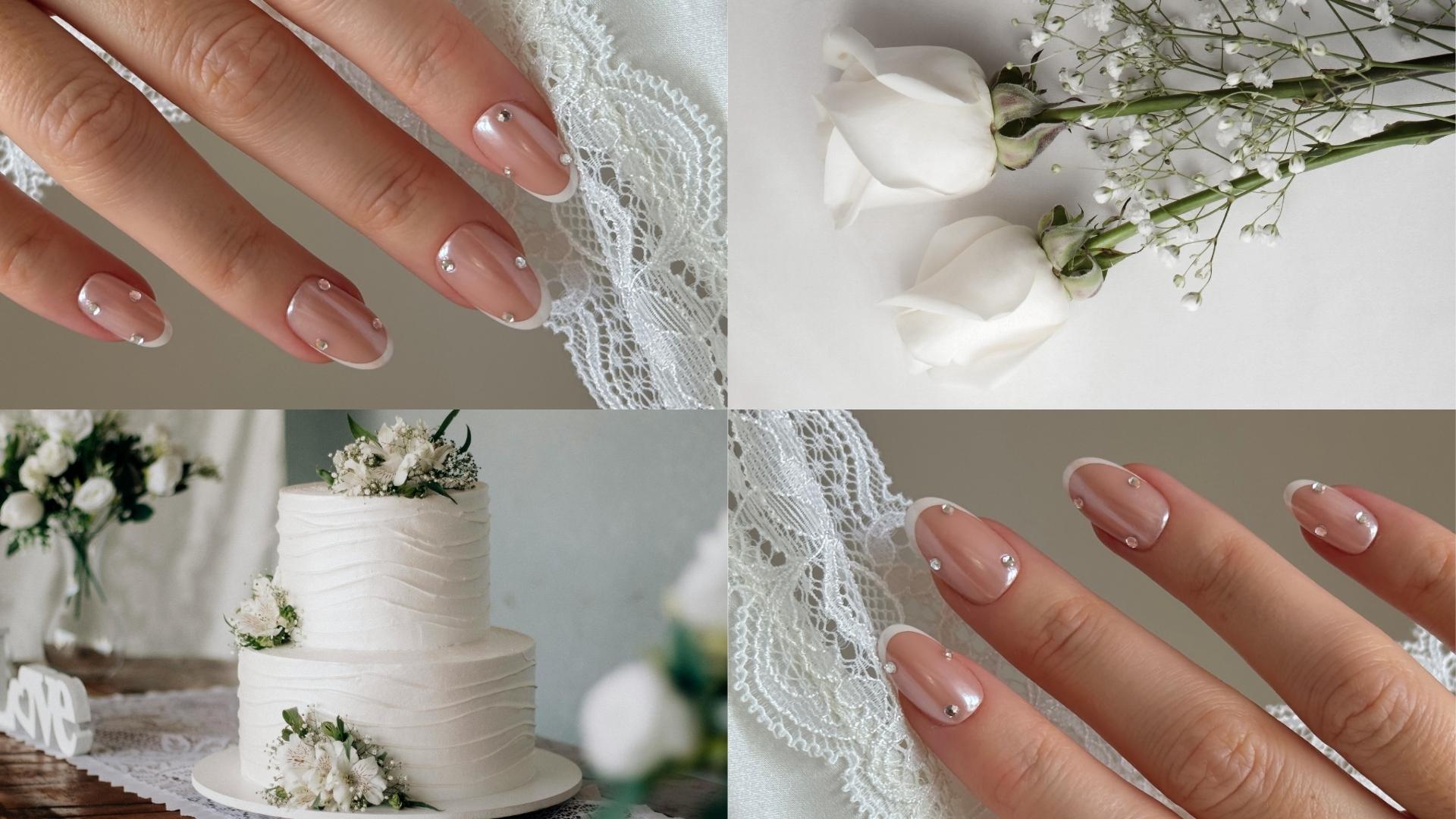 Classic French Press Ons met Glam-Finish - Doonails Netherlands
