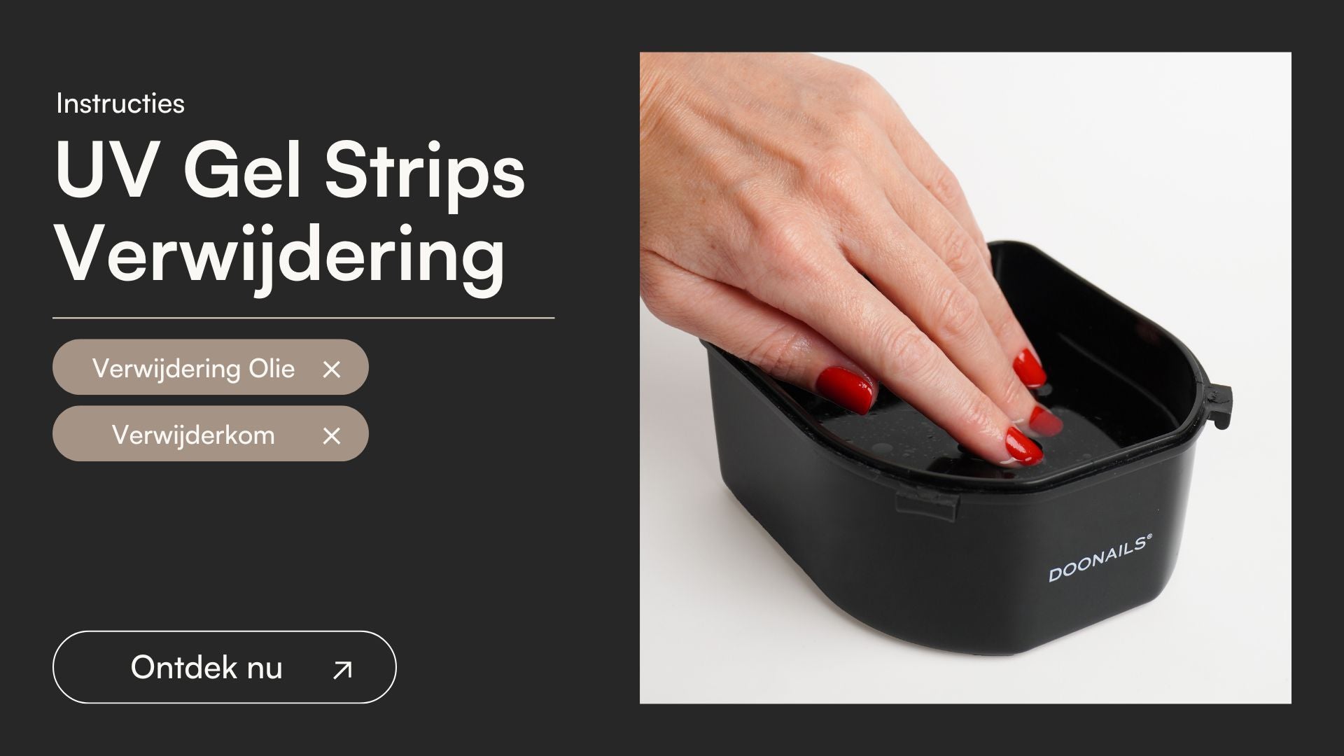 UV Gel Strips Verwijdering