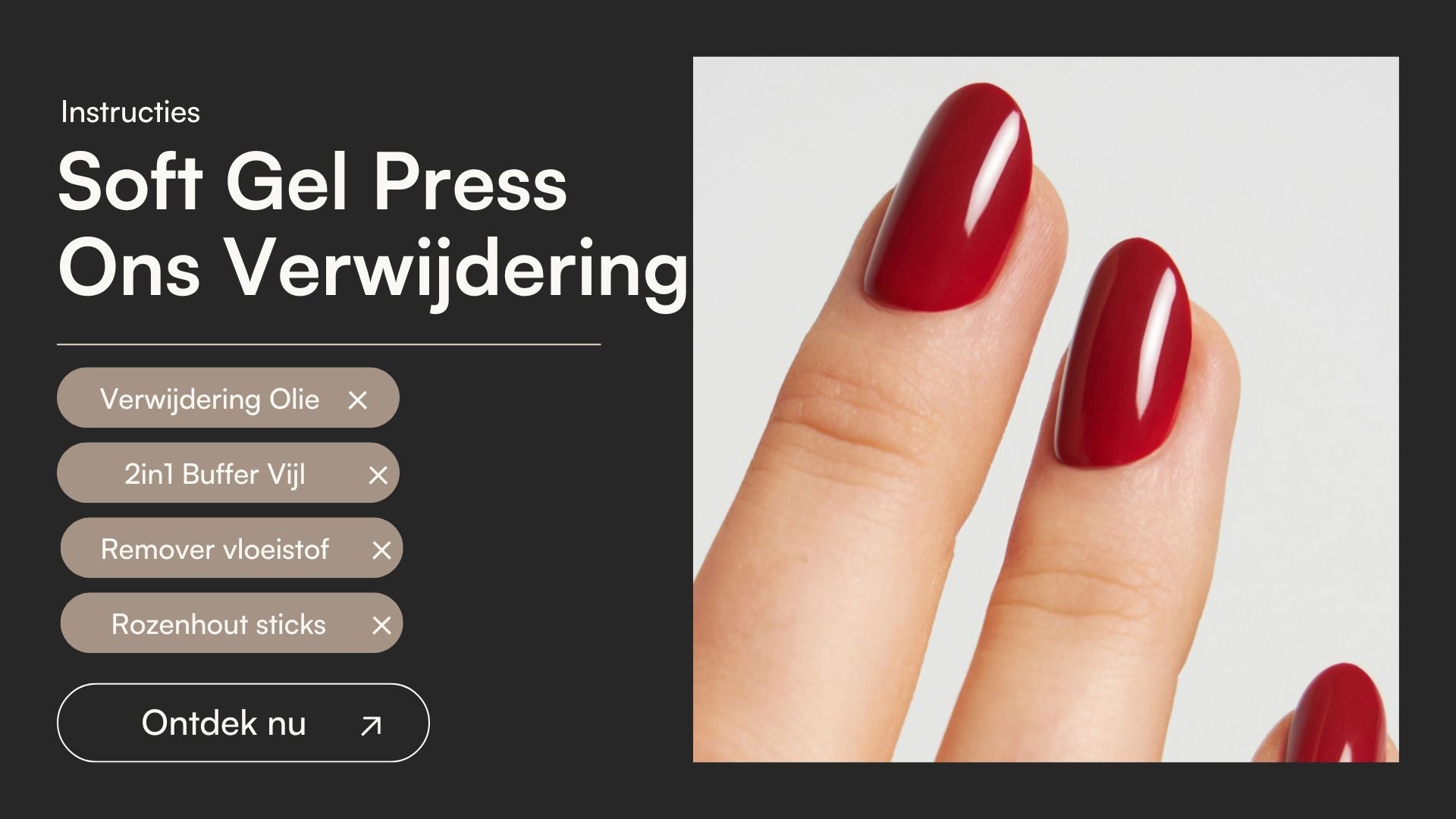 Soft Gel Press Ons Verwijdering