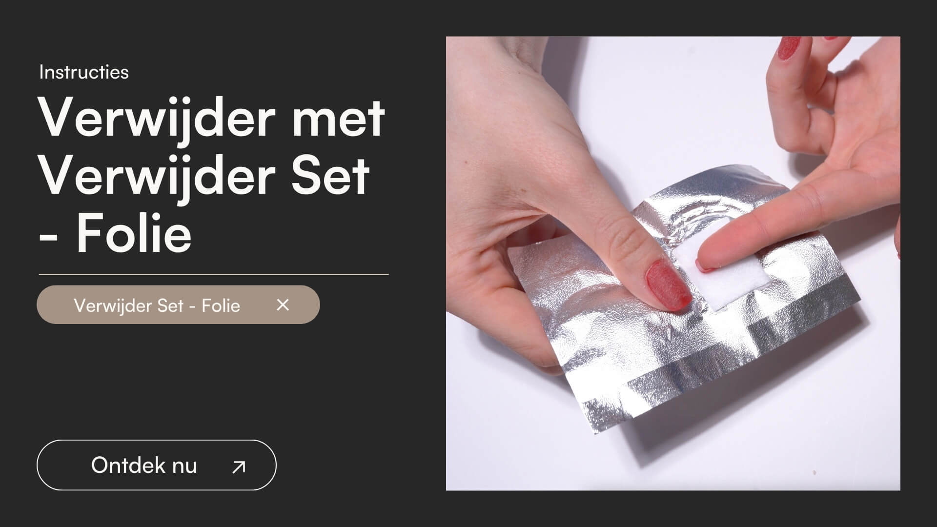 Dip poeder makkelijk verwijderen