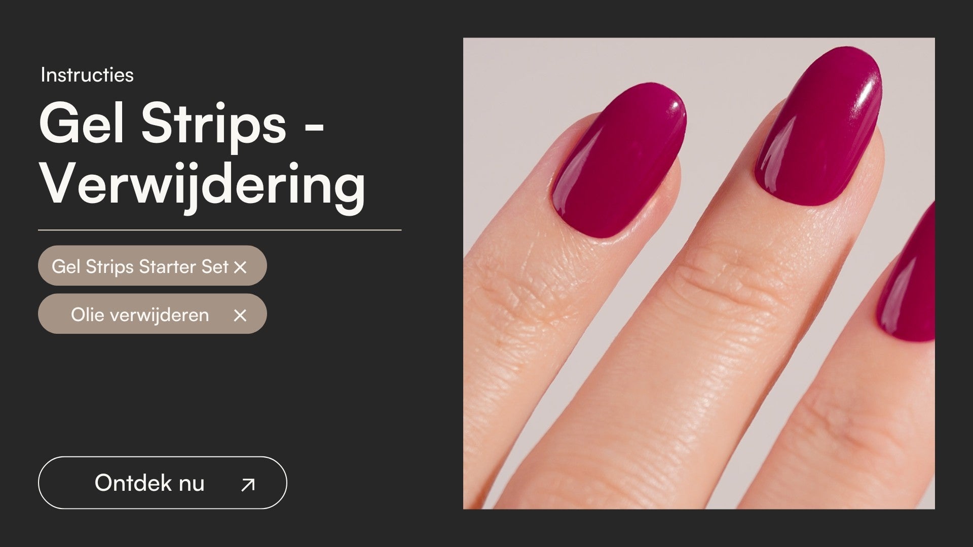 Gel Strips - Verwijdering