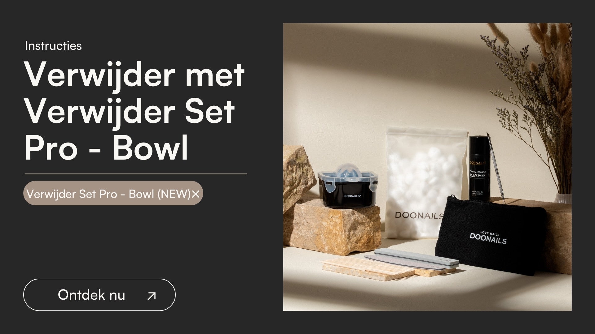 Verwijder met Verwijder Set Pro - Bowl - Doonails Netherlands