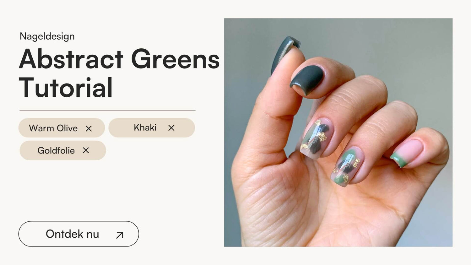 Abstract Greens Tutorial - Doonails Netherlands